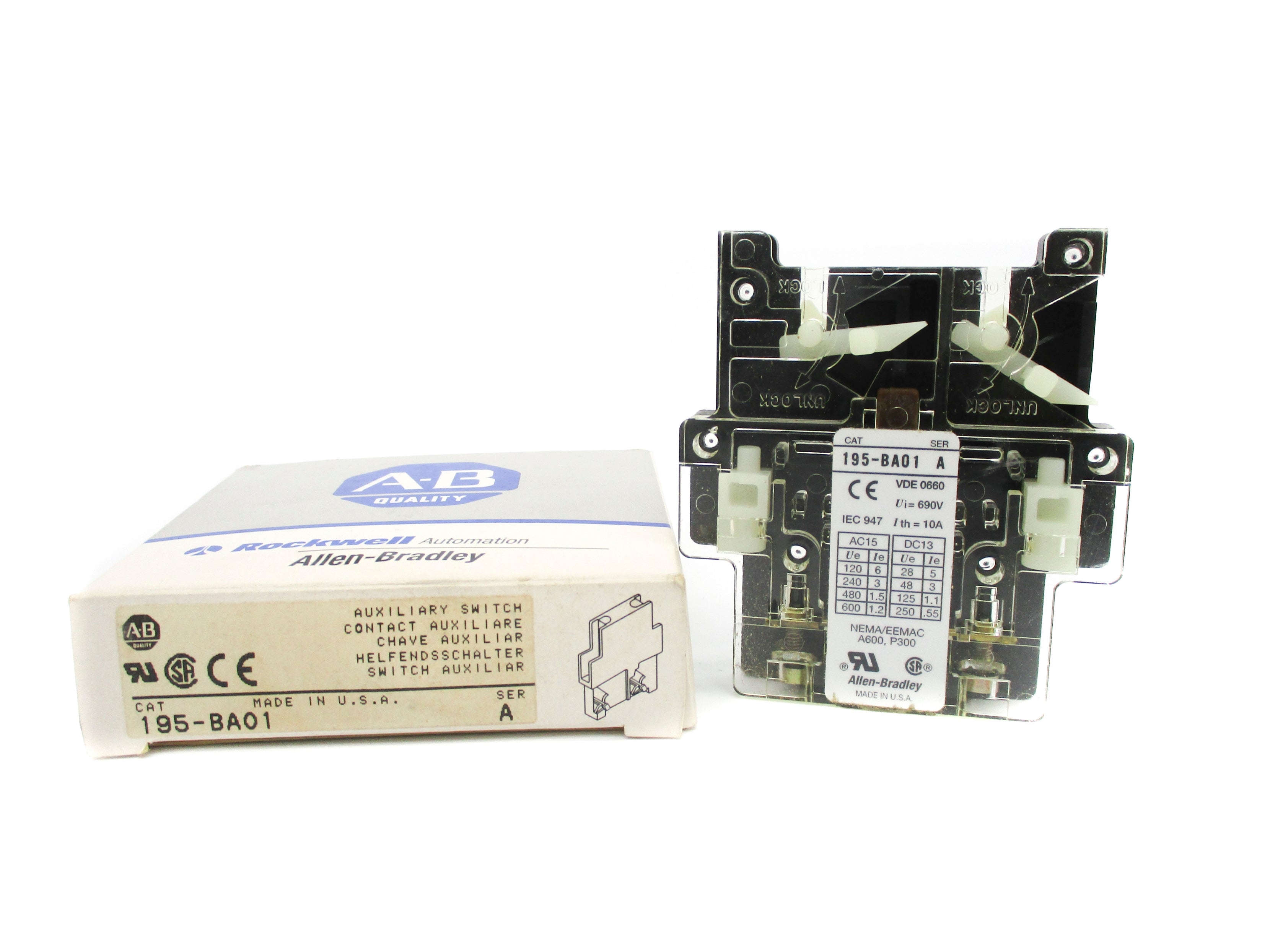 INDUSTRIAL SPARE PART 195-BA01 SER. A (GY/BL) NSMP