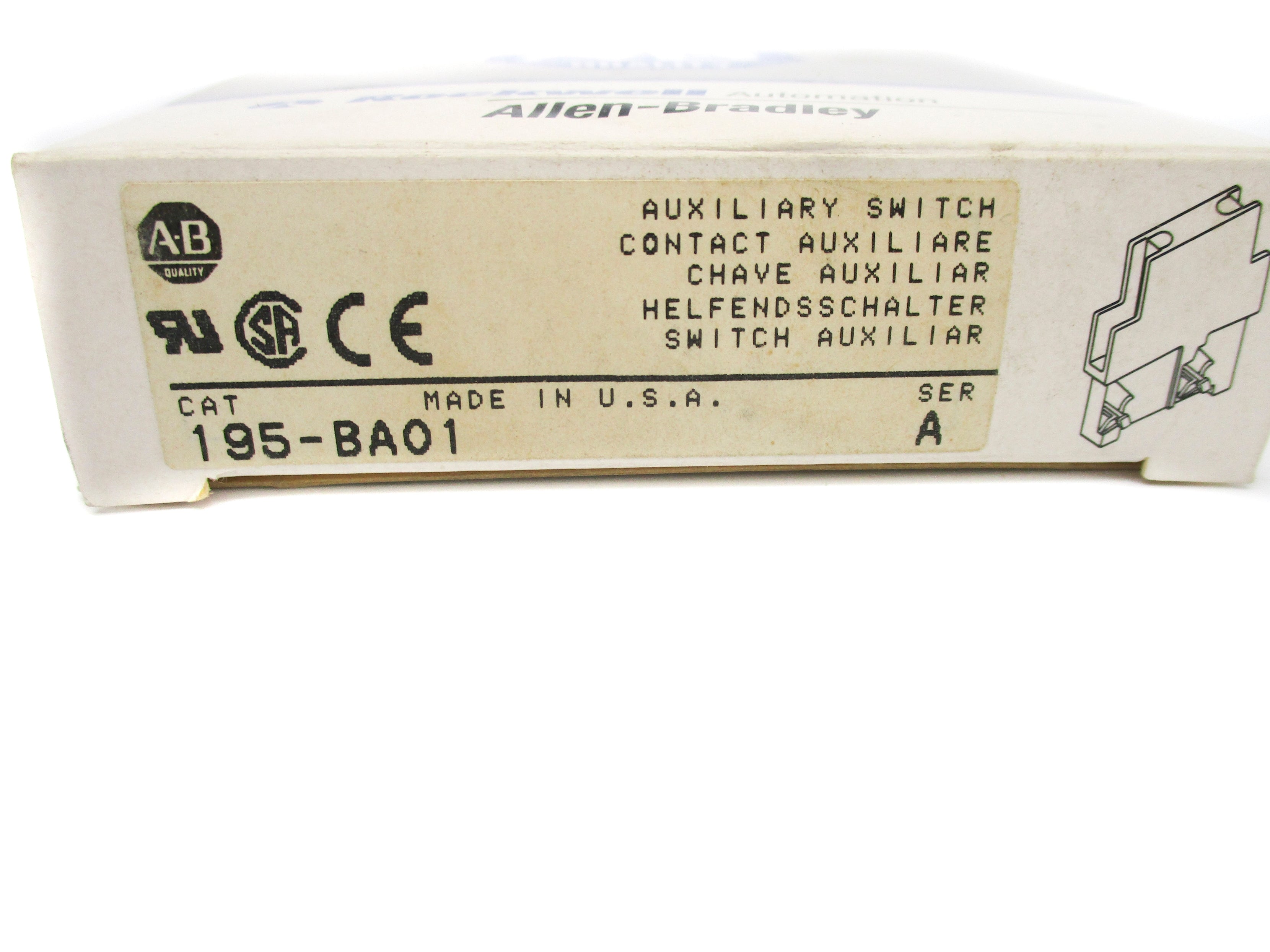 INDUSTRIAL SPARE PART 195-BA01 SER. A (GY/BL) NSMP