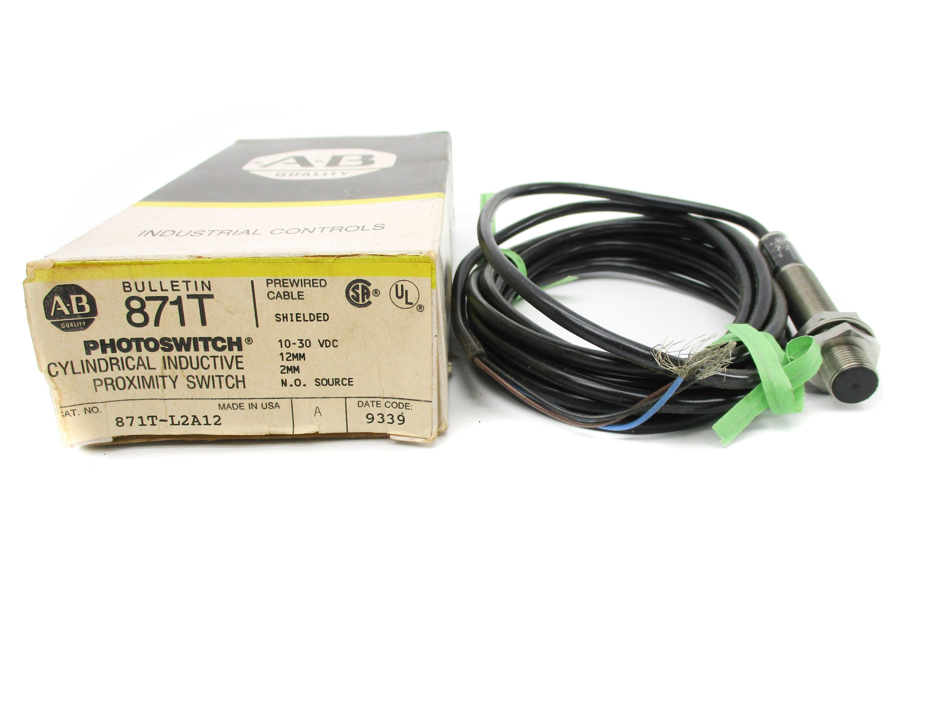 INDUSTRIAL SPARE PART 871T-L2A12 SER. A (BK/YL) NSMP