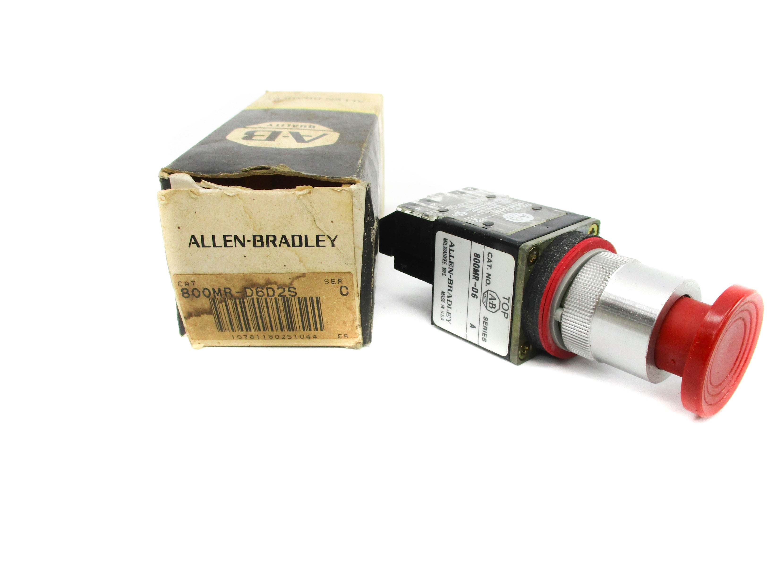 ALLEN BRADLEY 800MR-D6D2S SER. C (BK/YL) NSMP