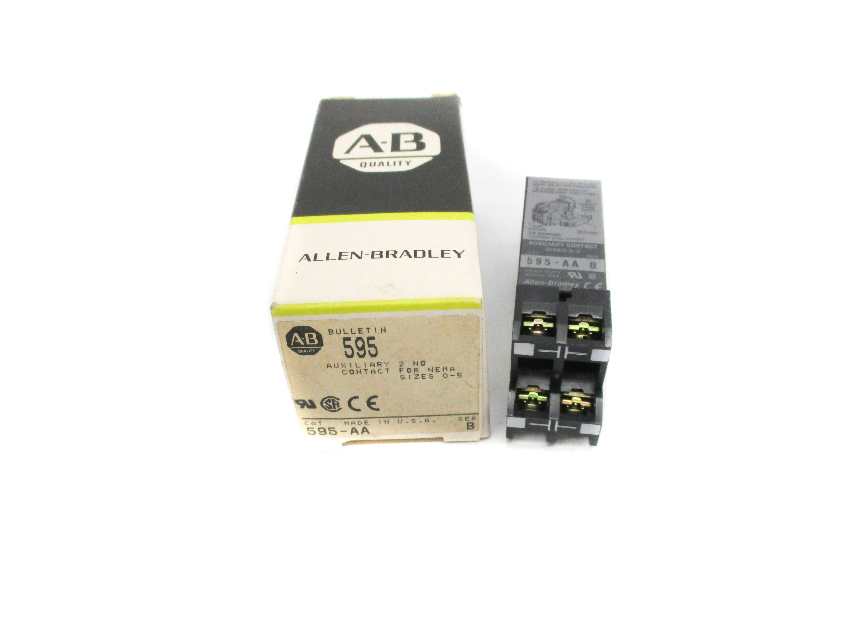 INDUSTRIAL SPARE PART 595-AA SER. B (BK/YL) NSMP