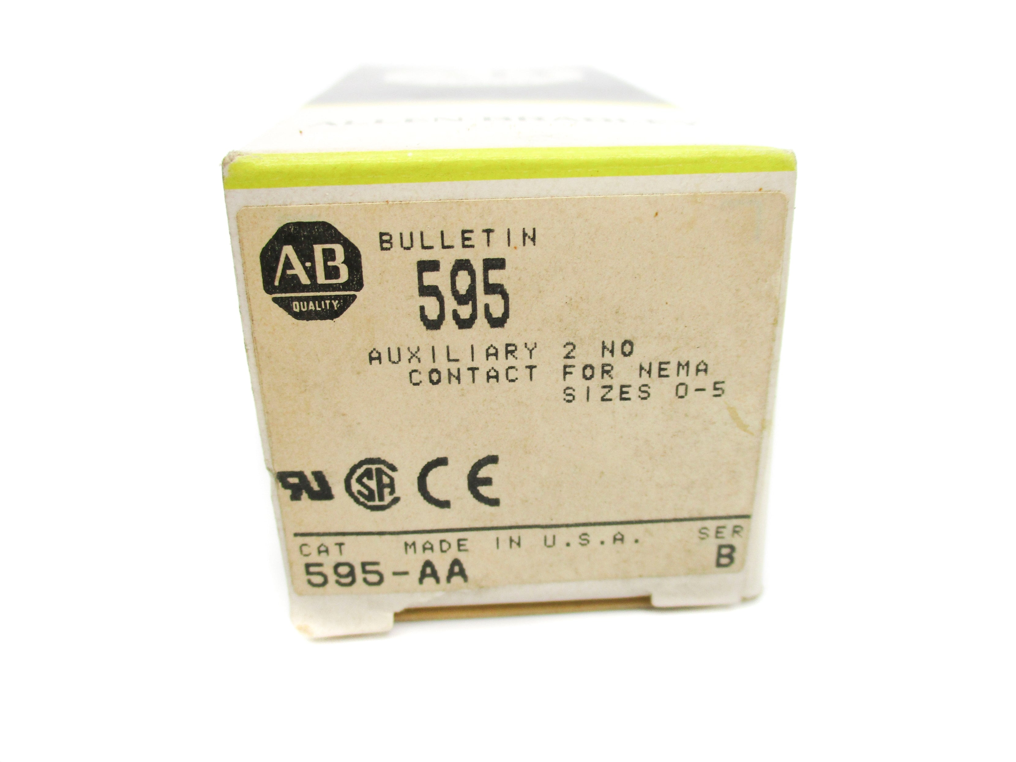 INDUSTRIAL SPARE PART 595-AA SER. B (BK/YL) NSMP