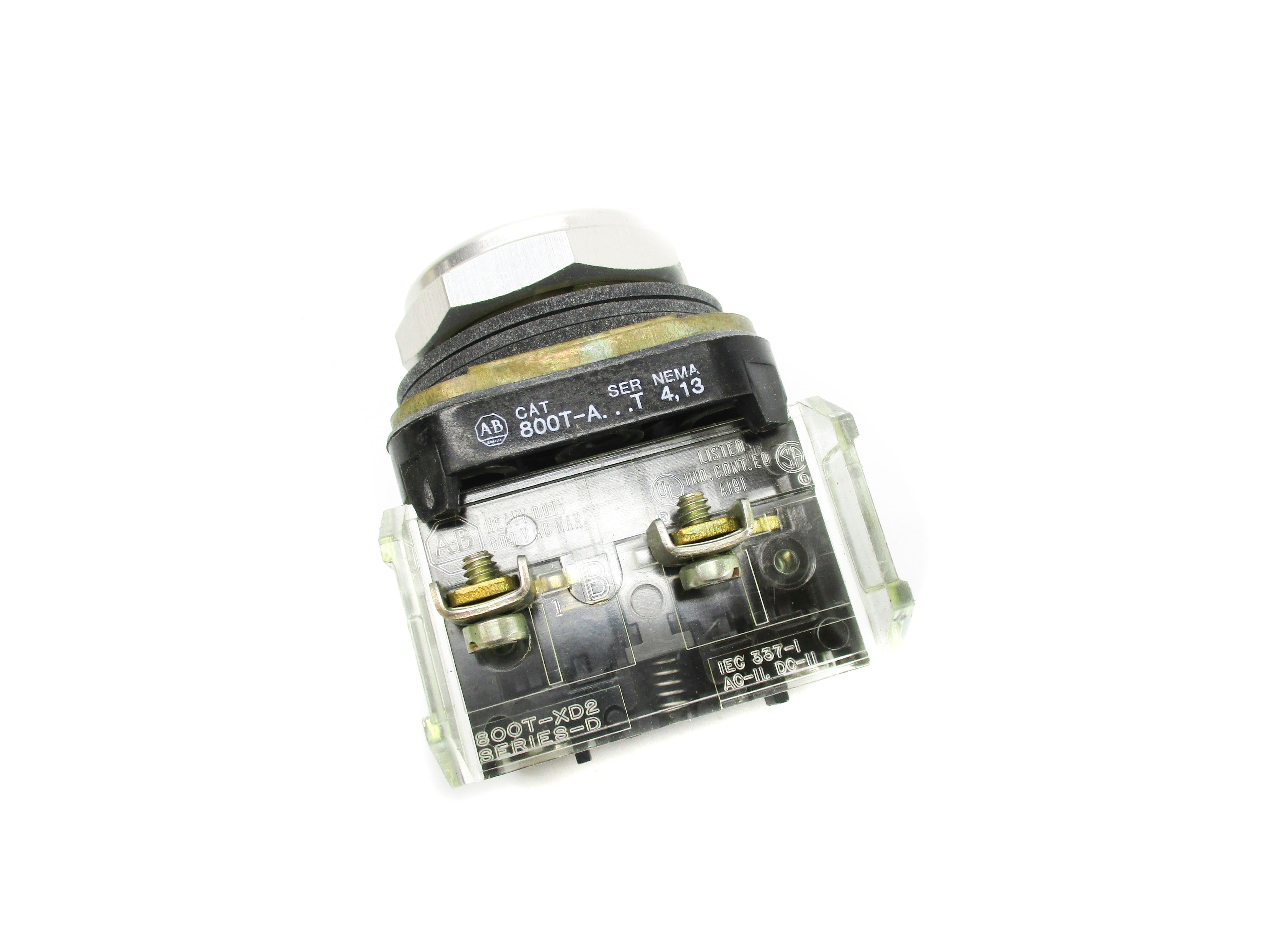 ALLEN BRADLEY 800T-A1D2 SER. T (BK/YL) NSMP