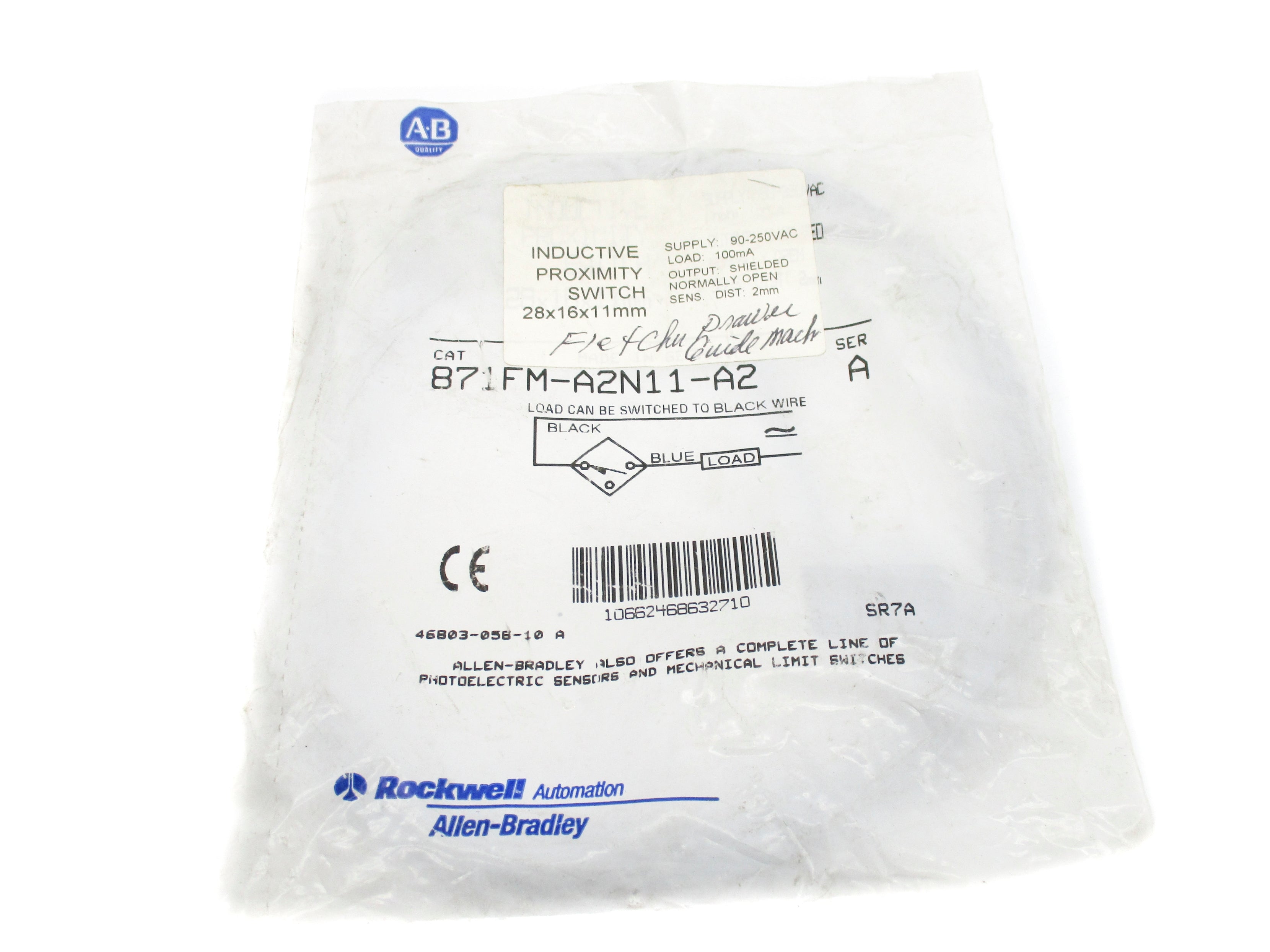 INDUSTRIAL SPARE PART 871FM-A2N11-A2 SER. A 90-250VAC NSMP