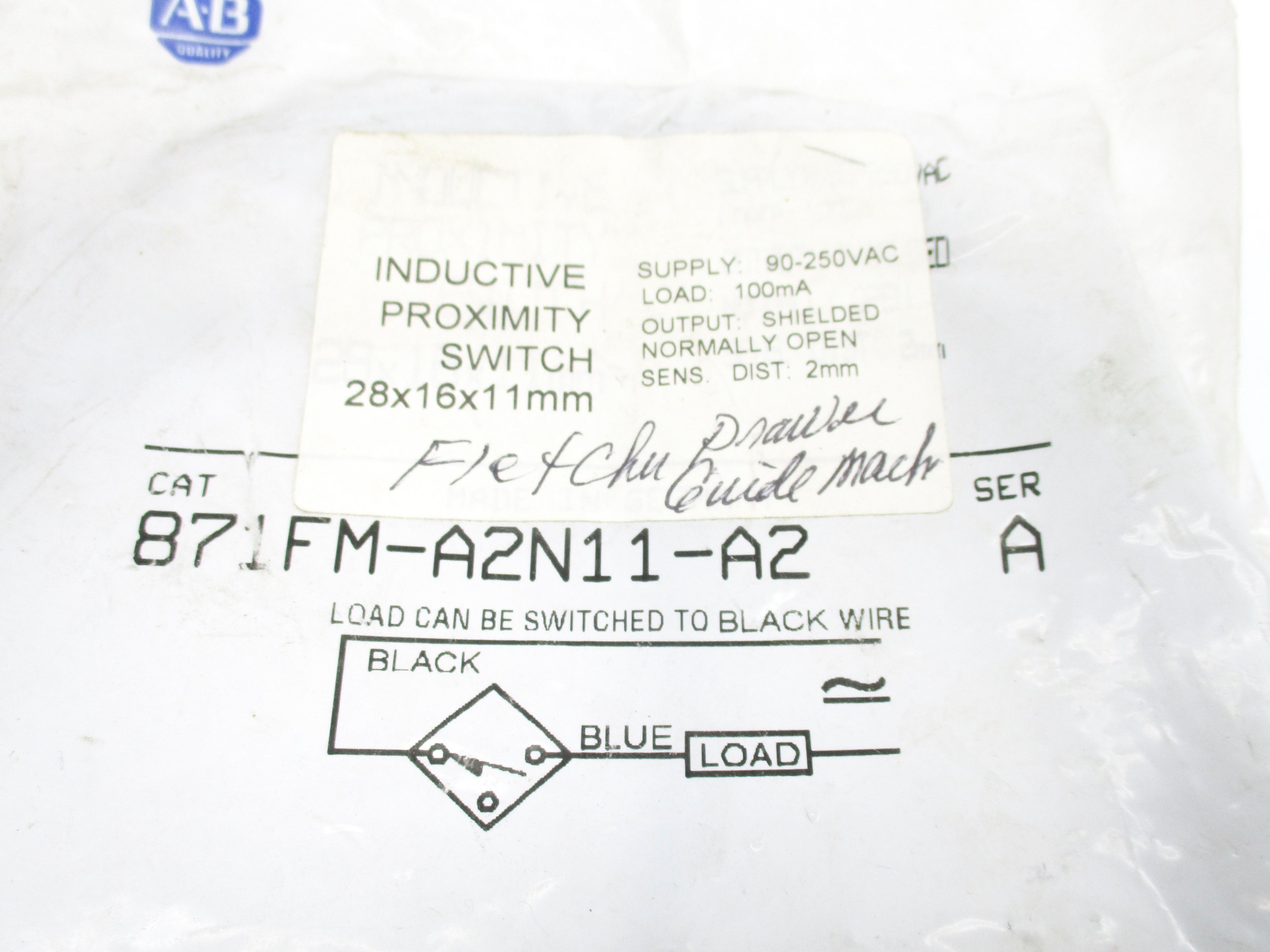 INDUSTRIAL SPARE PART 871FM-A2N11-A2 SER. A 90-250VAC NSMP