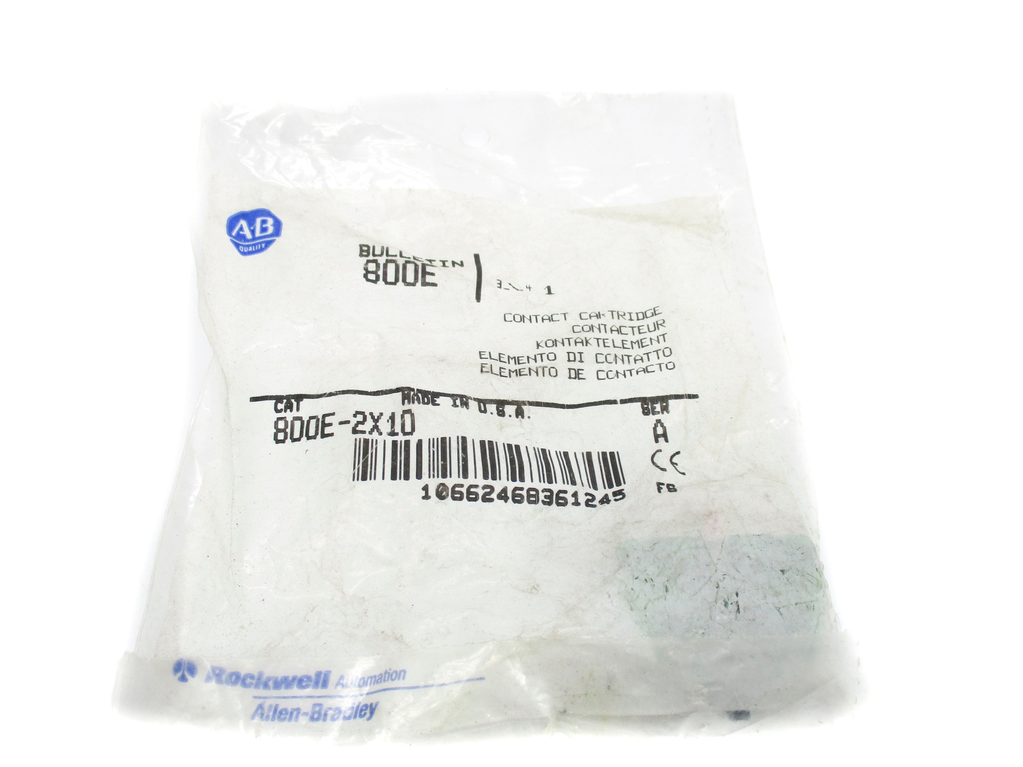 ALLEN BRADLEY 800E-2X10 SER. A NSMP