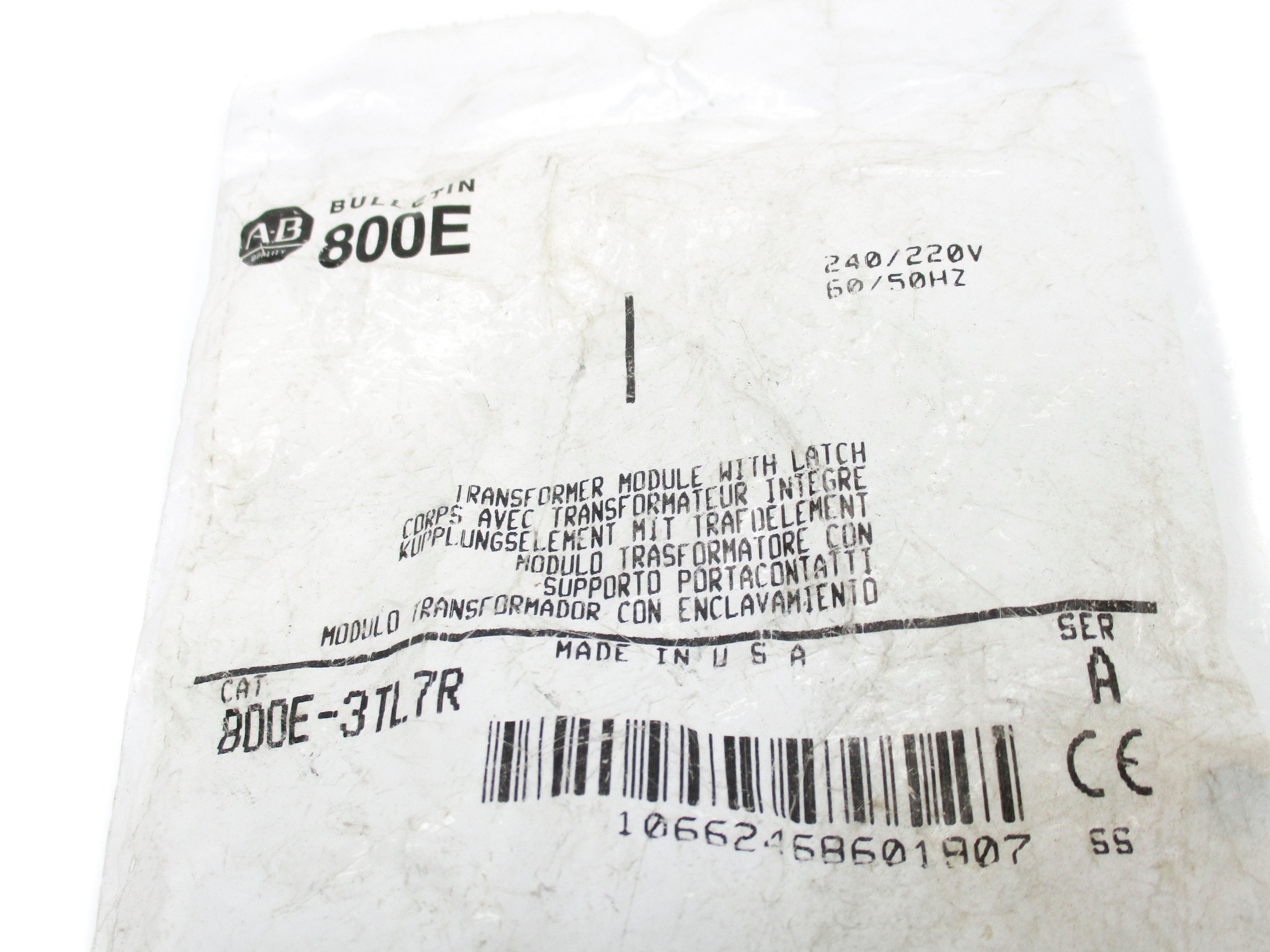 INDUSTRIAL SPARE PART 800E-3TL7R SER. A 240V NSMP