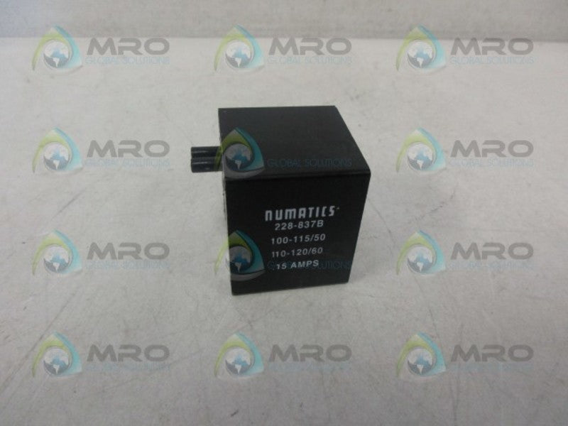 NUMATICS 228-837B SOLENOID COIL UNMP