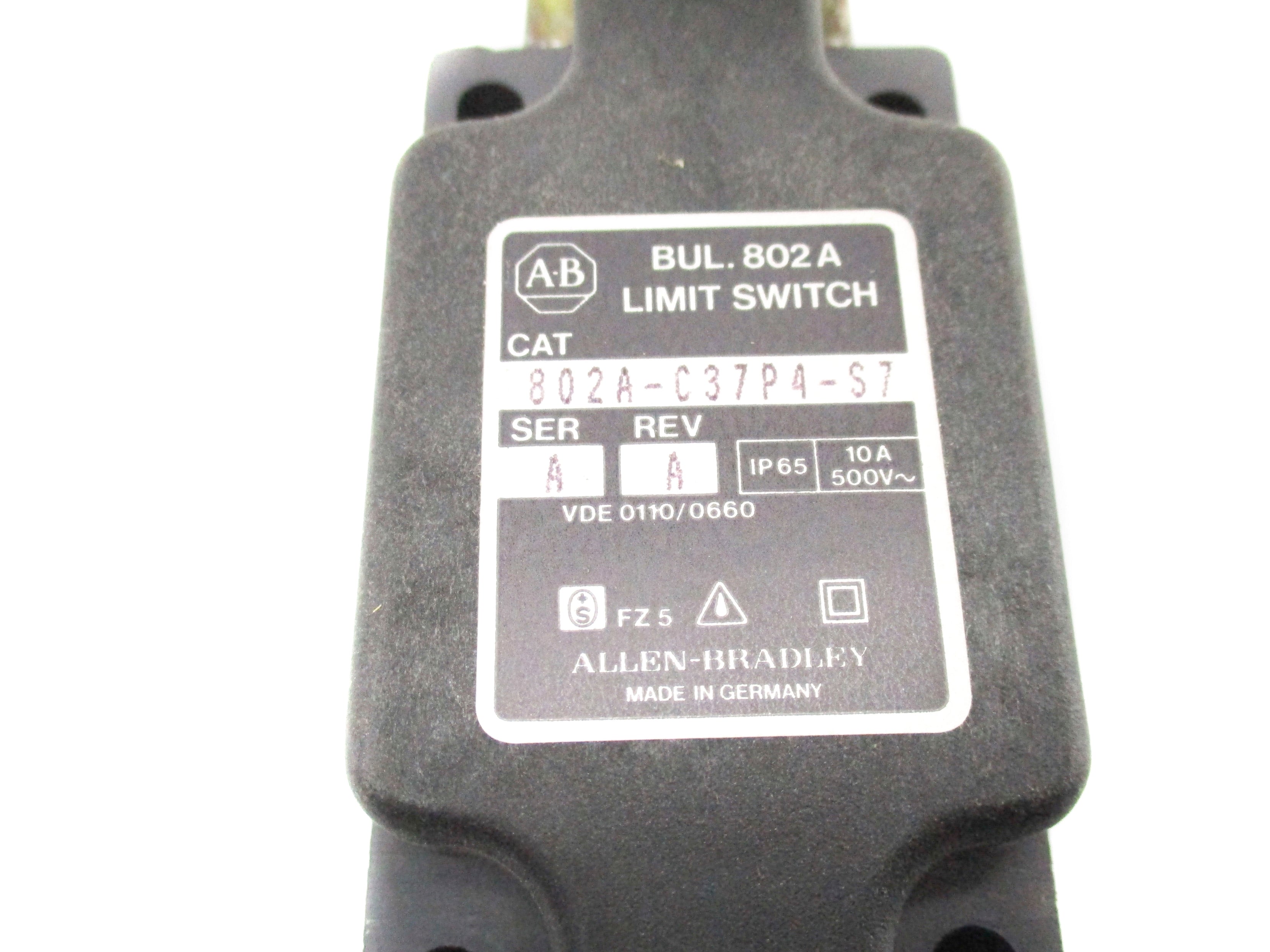 ALLEN BRADLEY 802A-C37P4-S7 SER. A NSNP
