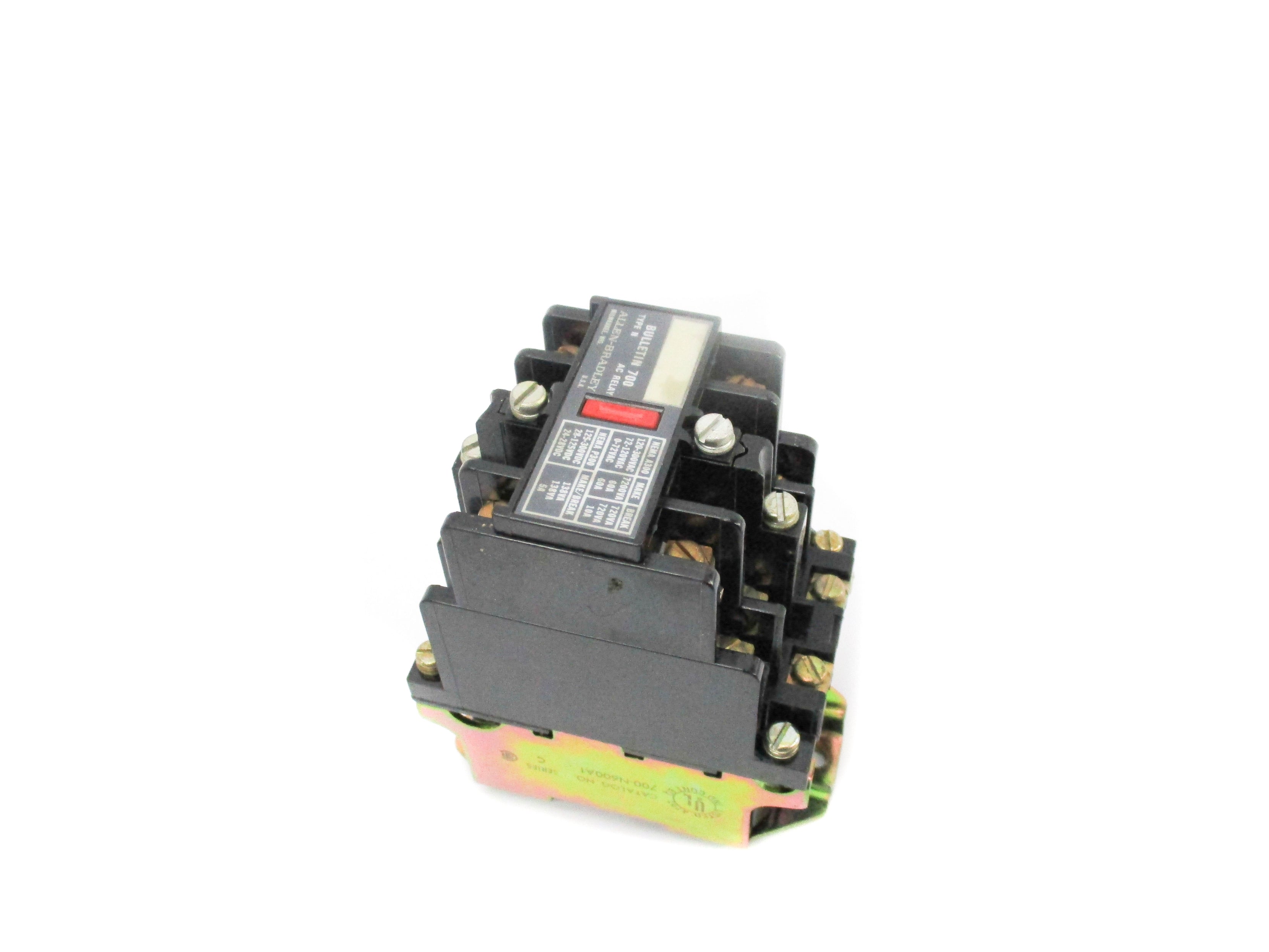ALLEN BRADLEY 700-N600A1 SER. C 110/120V 60A NSNP