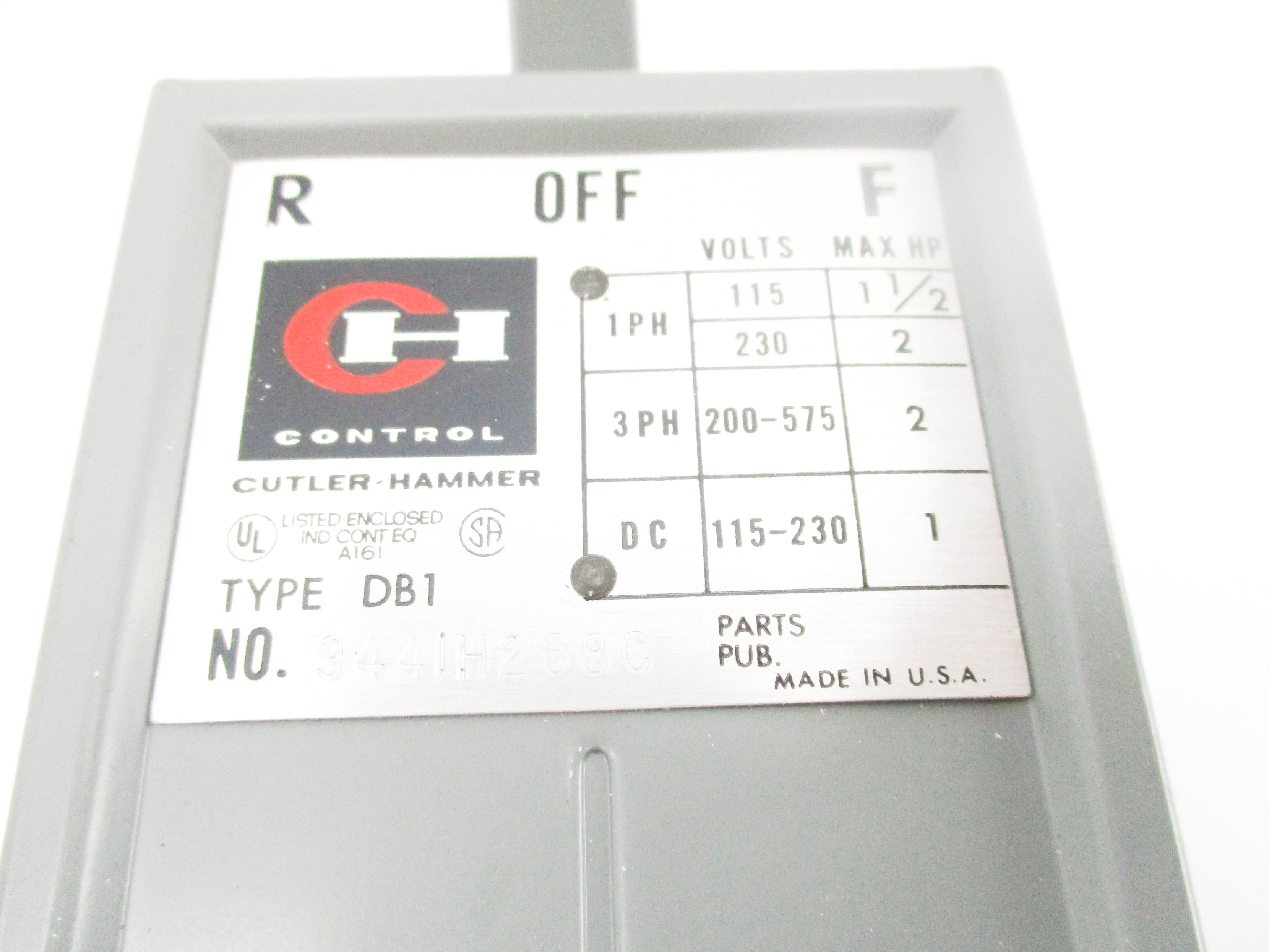 CUTLER HAMMER 9441H268C NSNP