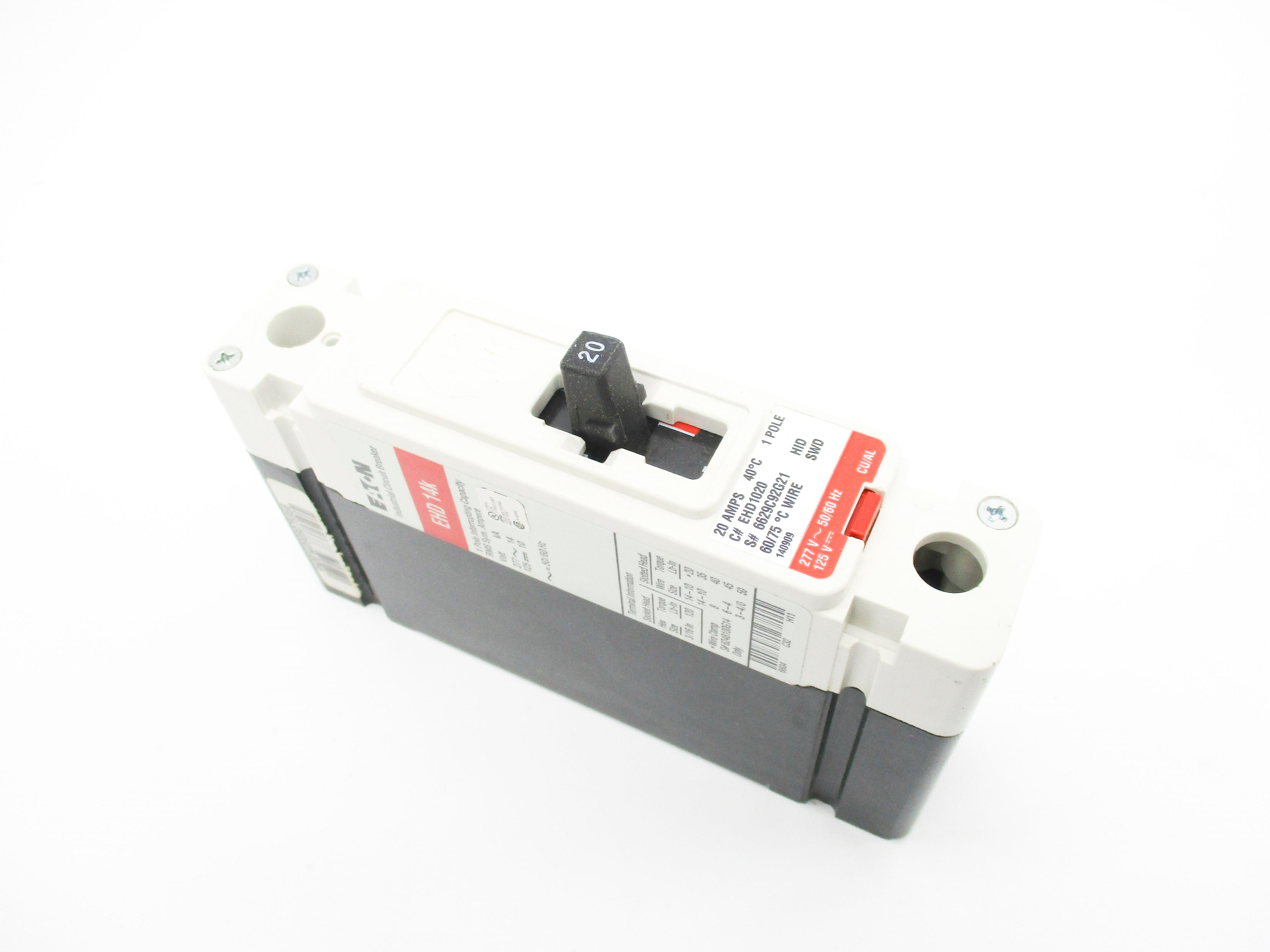 EATON EHD1020 SER. C 20A 277VAC NSMP
