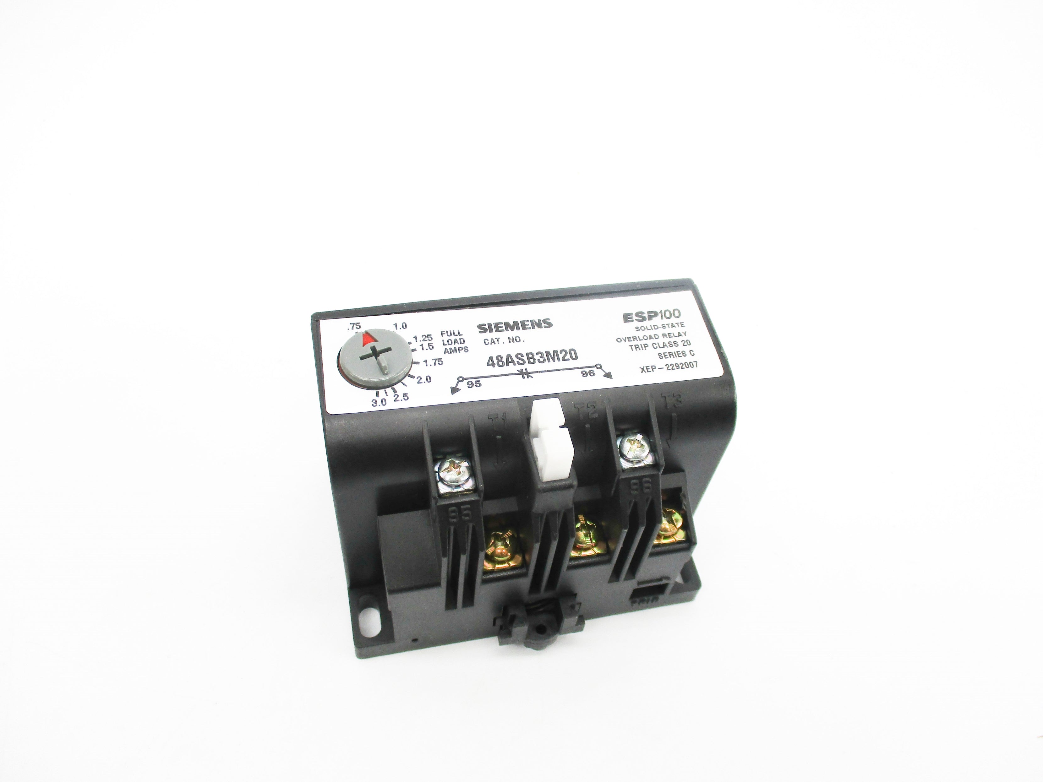 SIEMENS 48ASB3M20 SER. C 0.75-3A 600VAC NSMP