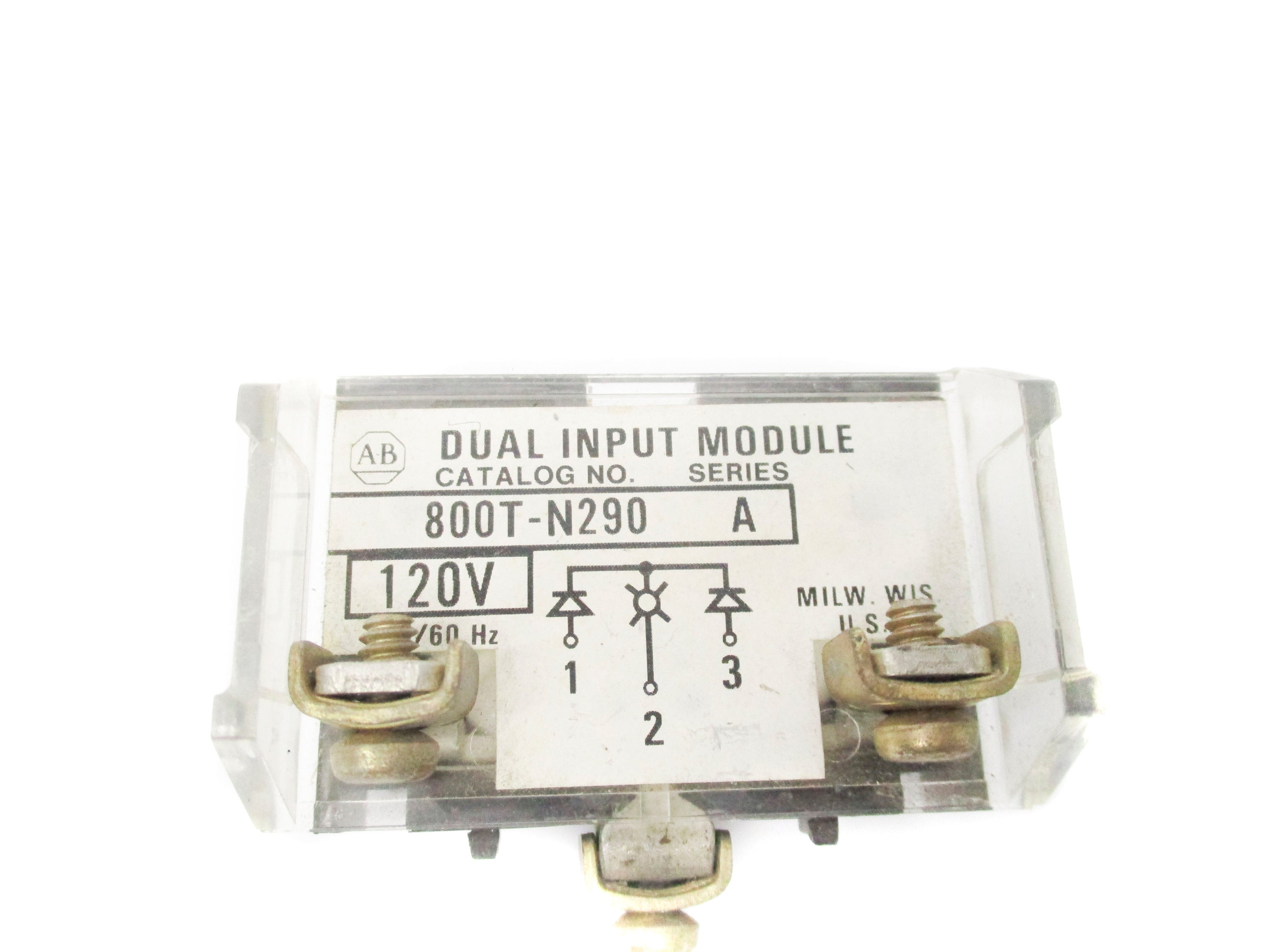 ALLEN BRADLEY 800T-N290 SER. A 120V NSNP