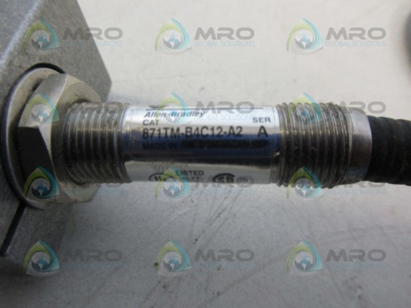 INDUSTRIAL SPARE PART 871TM-B4C12-A2 PROXIMITY SWITCH (AS PICTURED)UNMP