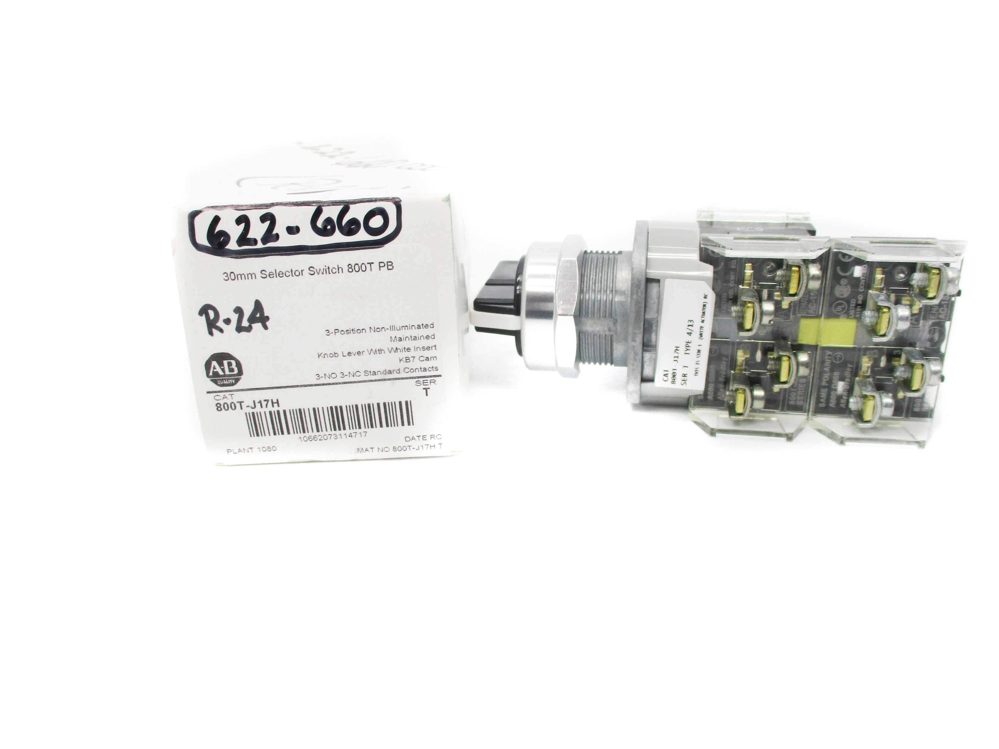 ALLEN BRADLEY 800T-J17H SER. T (WH) NSMP
