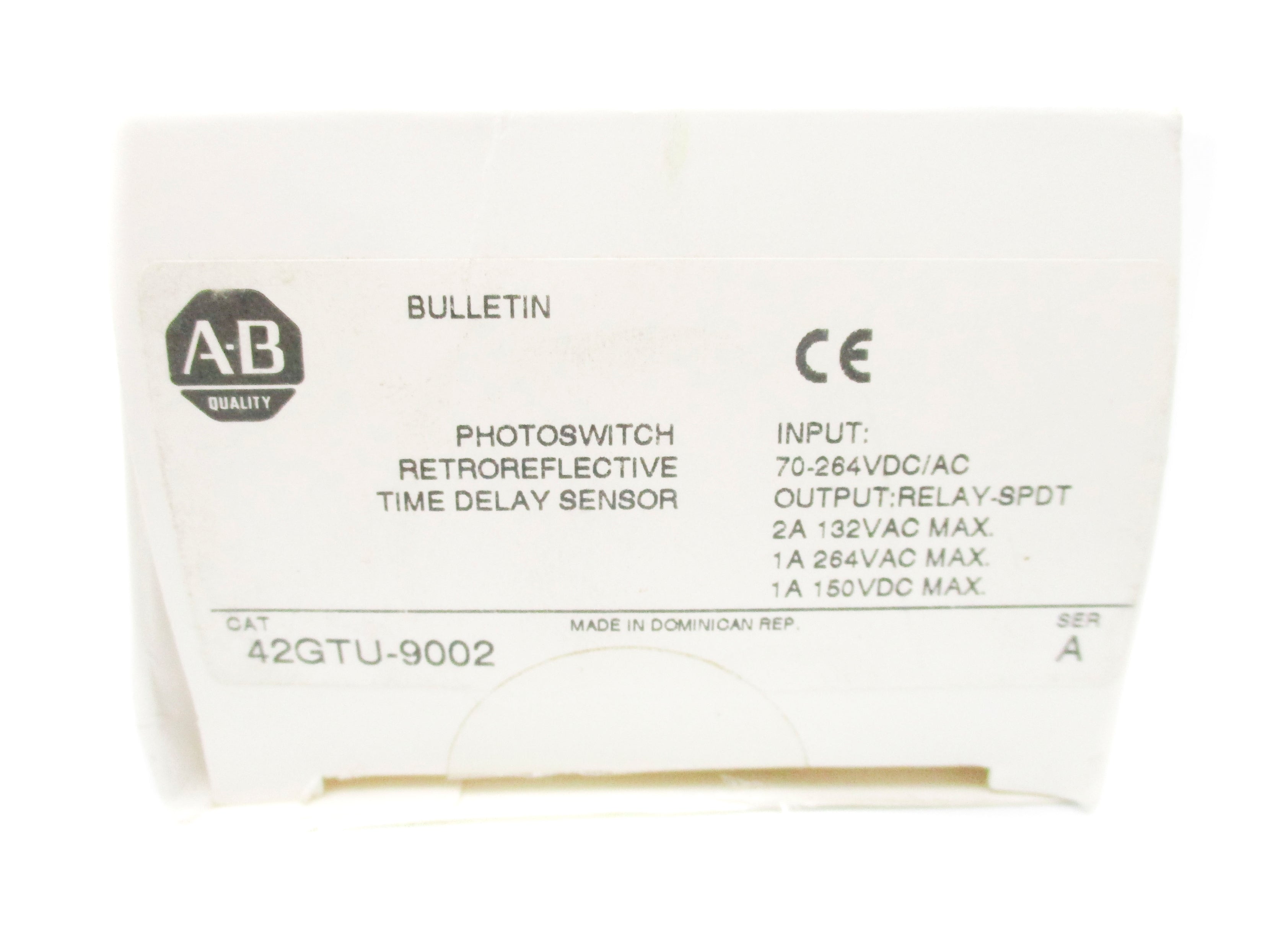 ALLEN BRADLEY 42GTU-9002 SER. A (WH) NSMP