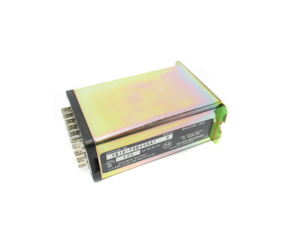 ALLEN BRADLEY 1610-T0040SA1 SER. B 120V 1.0A (BK/YL) NSMP