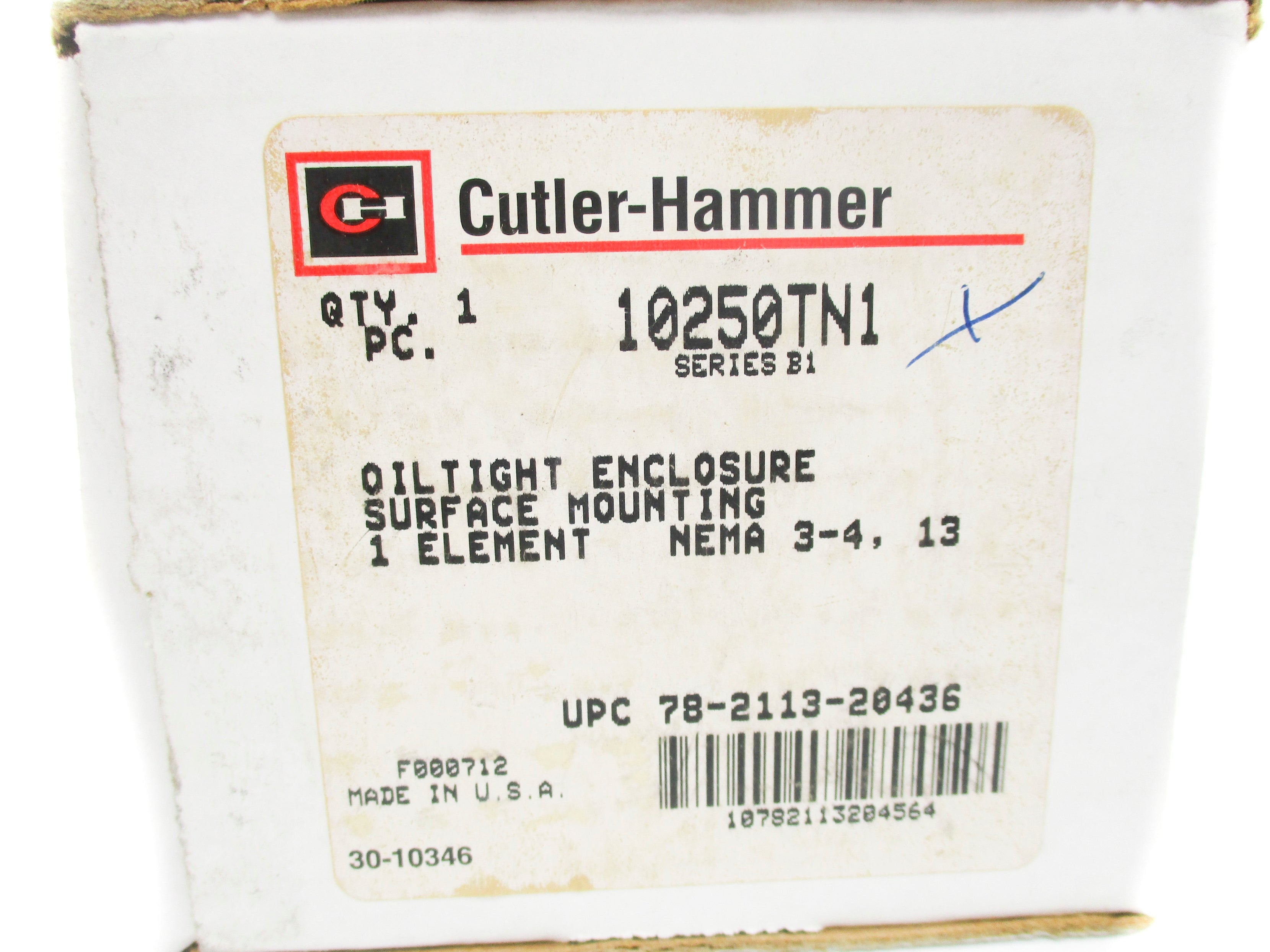 CUTLER HAMMER 10250TN1 SER. B1 NSMP
