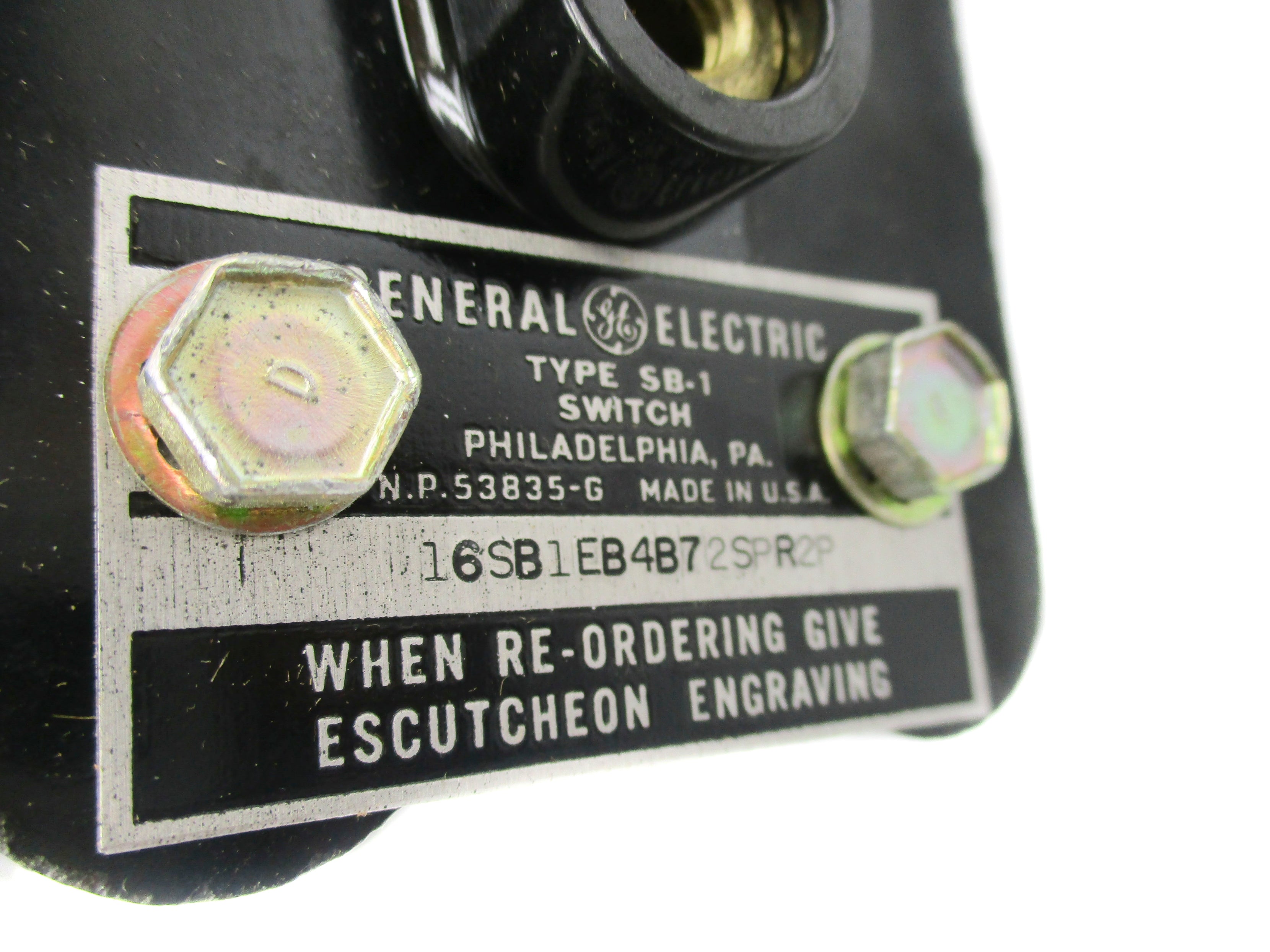 GENERAL ELECTRIC 16SB1EB4B72SPR2P NSNP