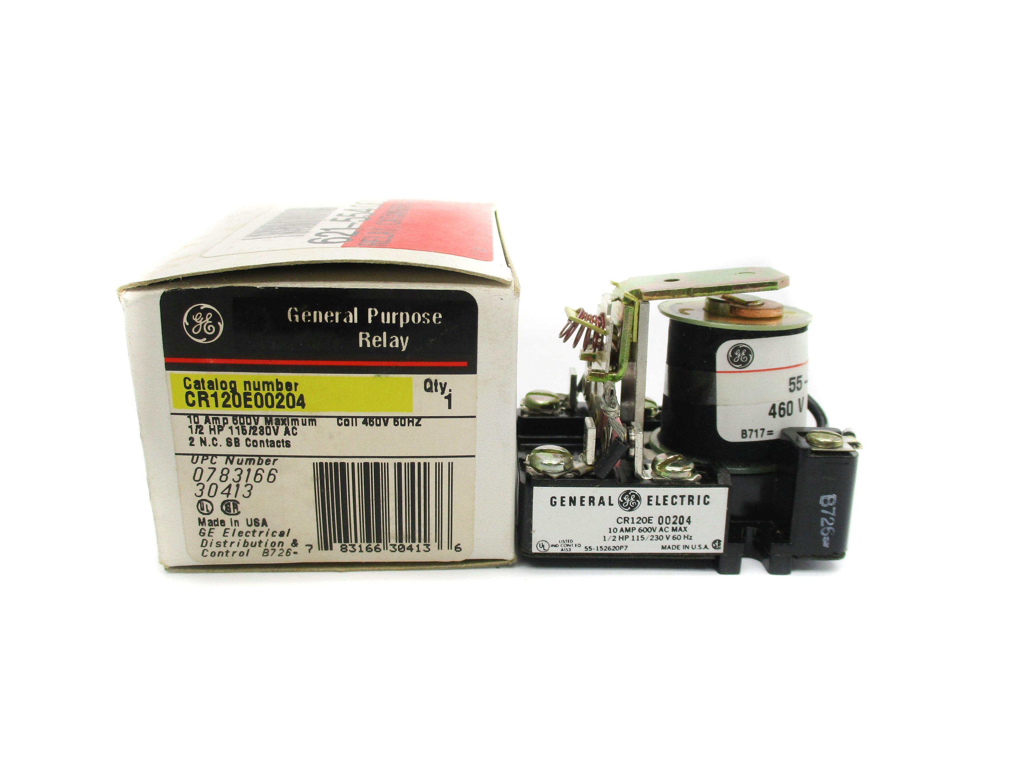 GENERAL ELECTRIC CR120E00204 10A 460V NSMP