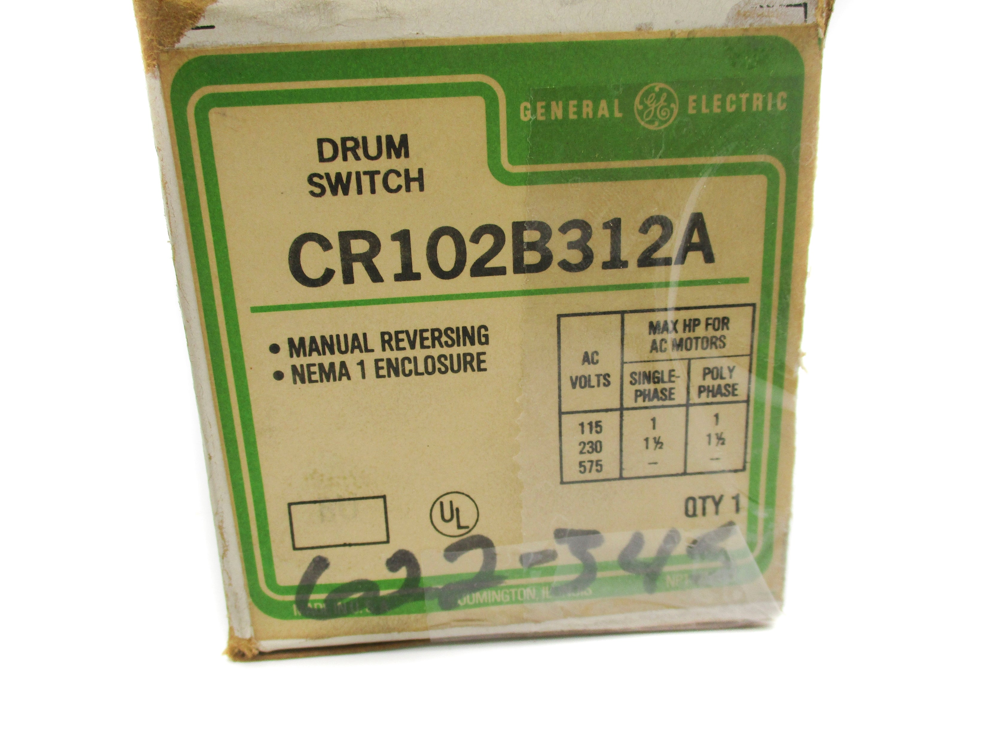 GENERAL ELECTRIC CR102B312A NSMP