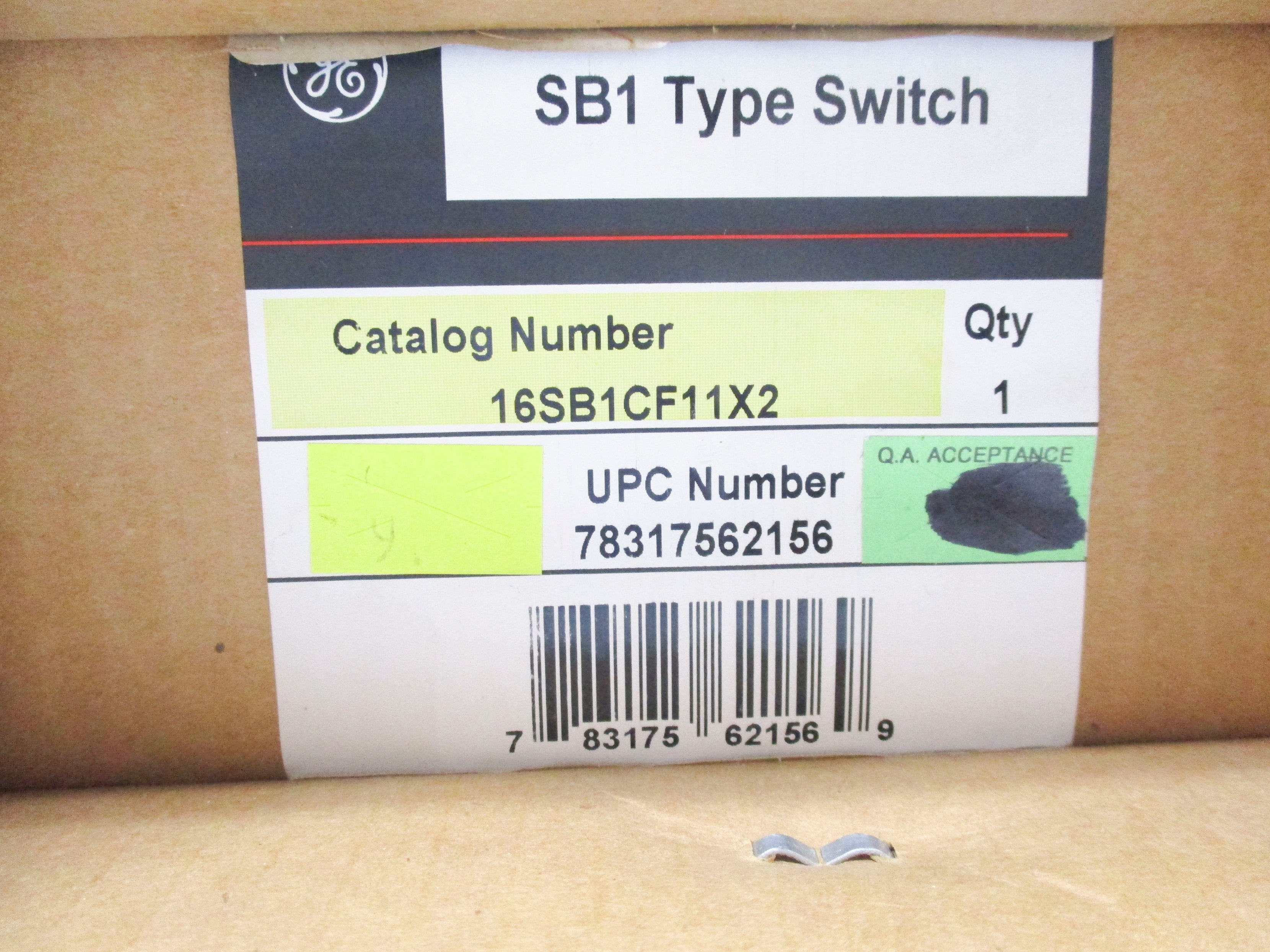 GENERAL ELECTRIC 16SB1CF11X2 NSFS