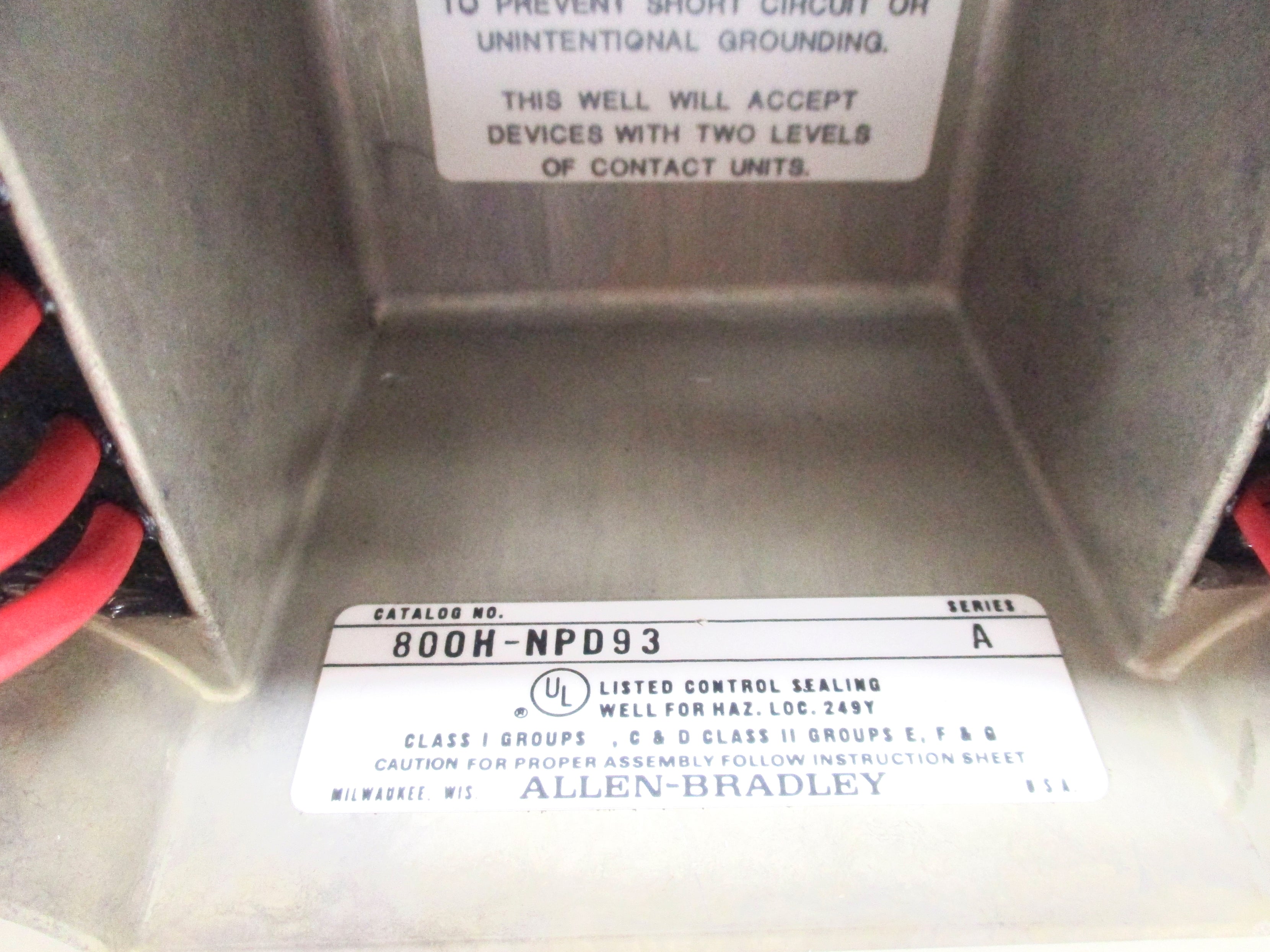 INDUSTRIAL SPARE PART 800H-NPD93 SER. A NSNP