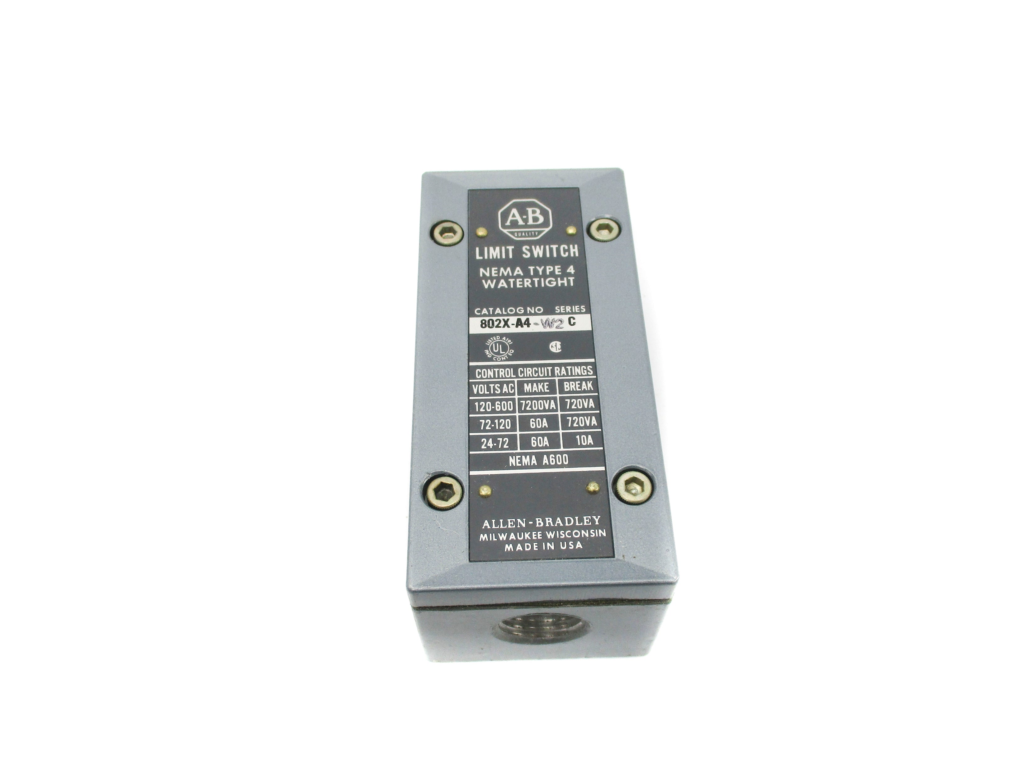 INDUSTRIAL SPARE PART 802X-A4-W2 SER. C (AS PICTURED) NSNP