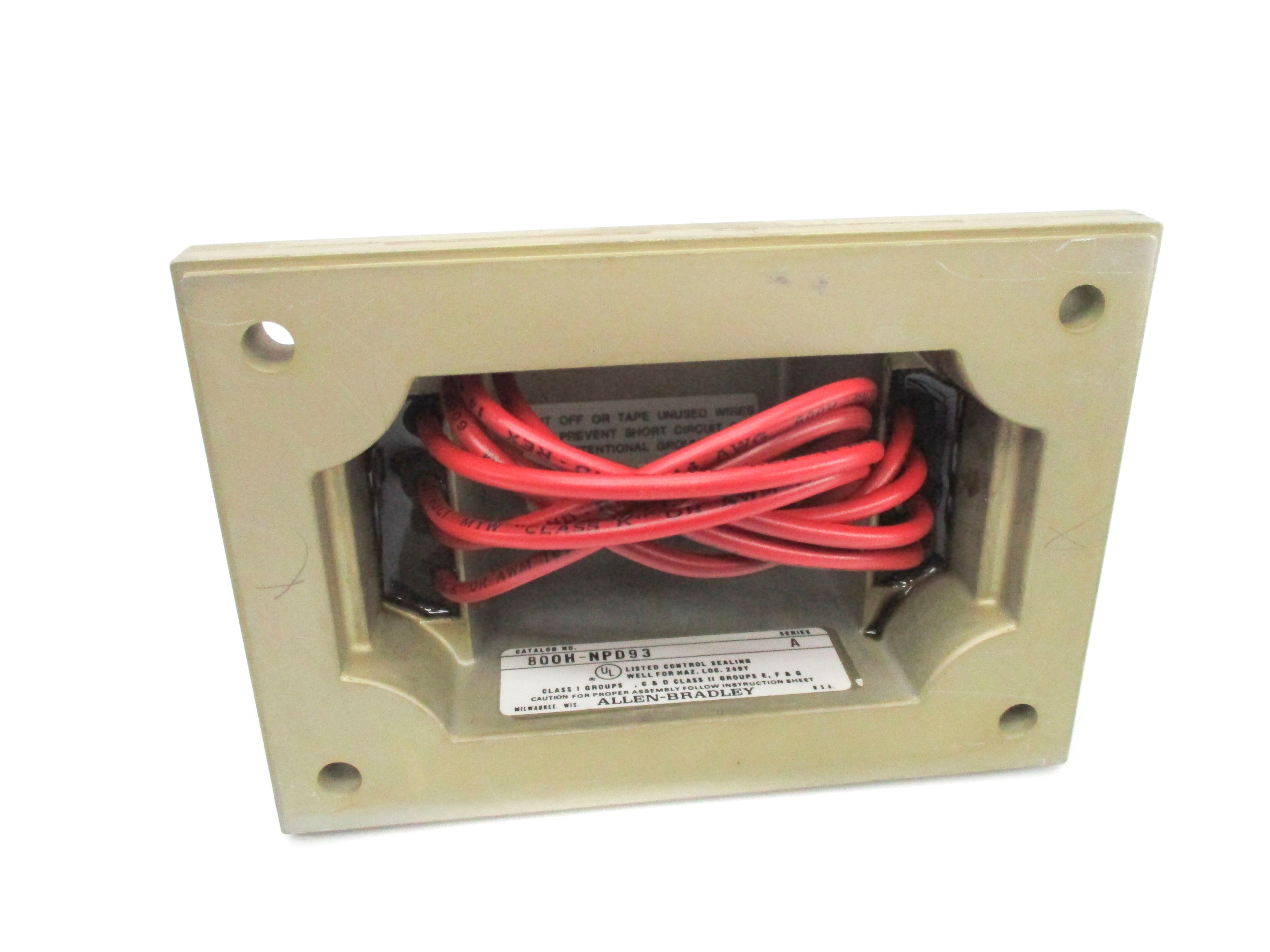 INDUSTRIAL SPARE PART 800H-NPD93 SER. A (BR/YL) NSMP