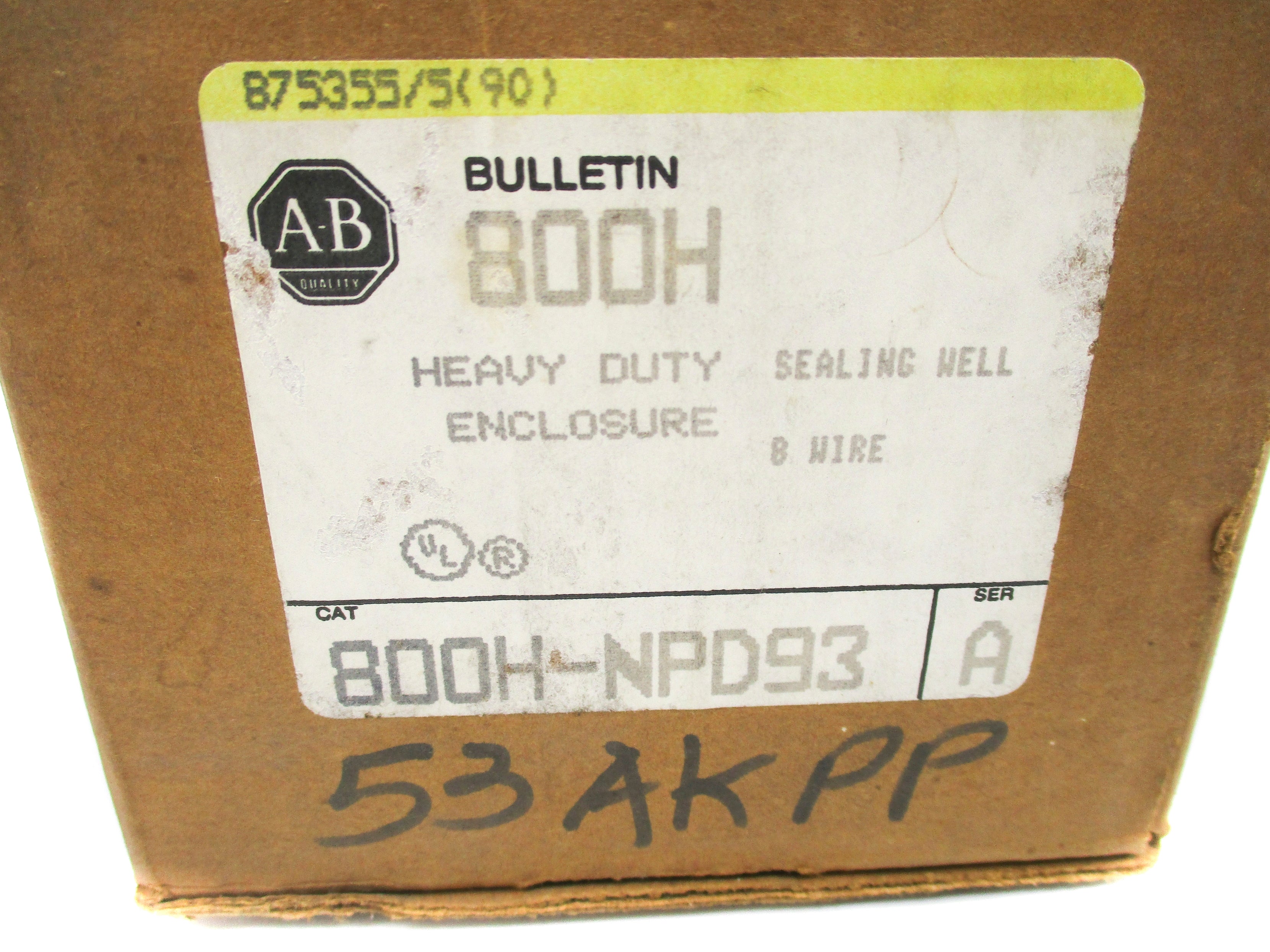 INDUSTRIAL SPARE PART 800H-NPD93 SER. A (BR/YL) NSMP