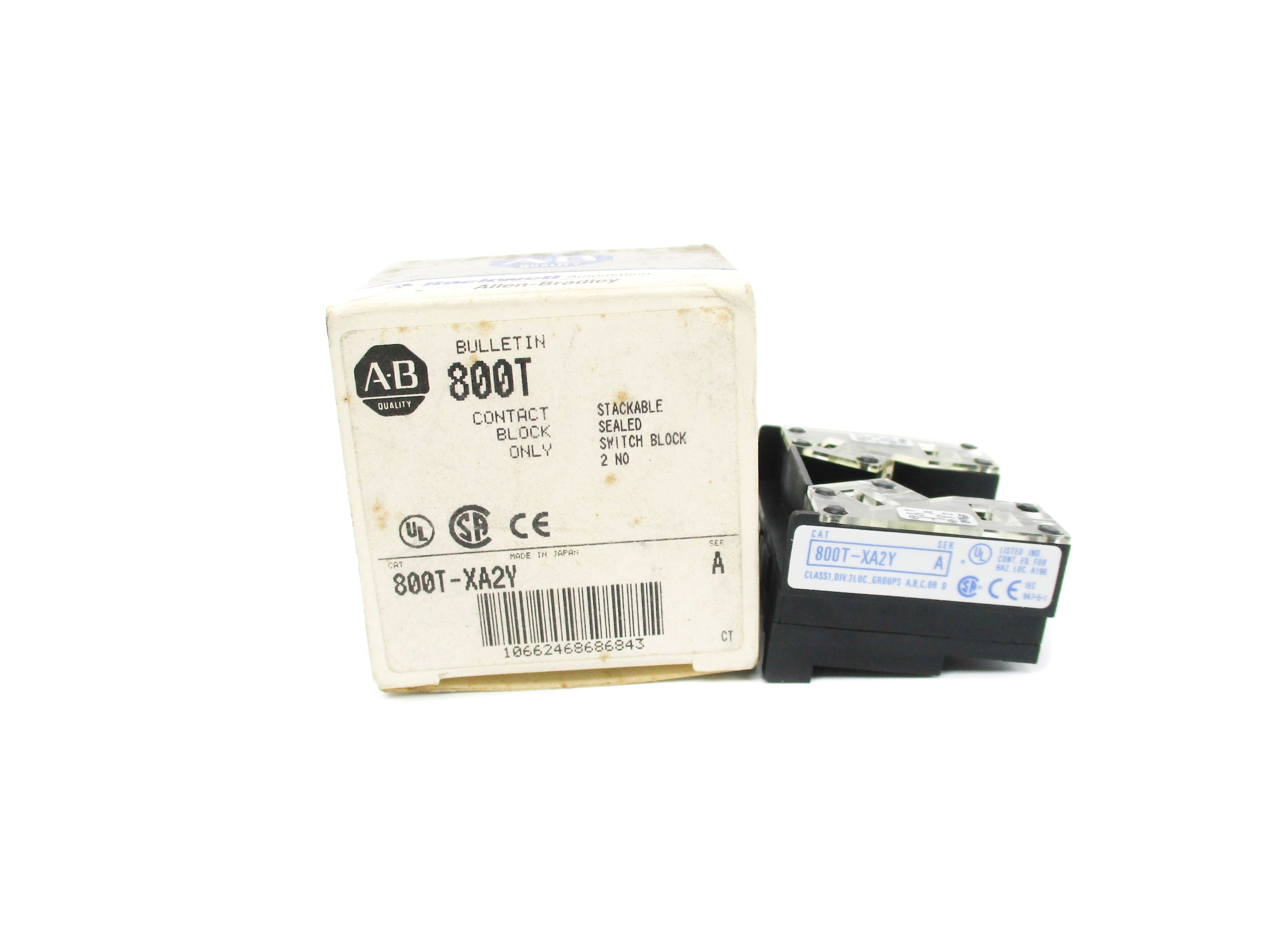 ALLEN BRADLEY 800T-XA2Y SER. A (GY/BL) NSMP
