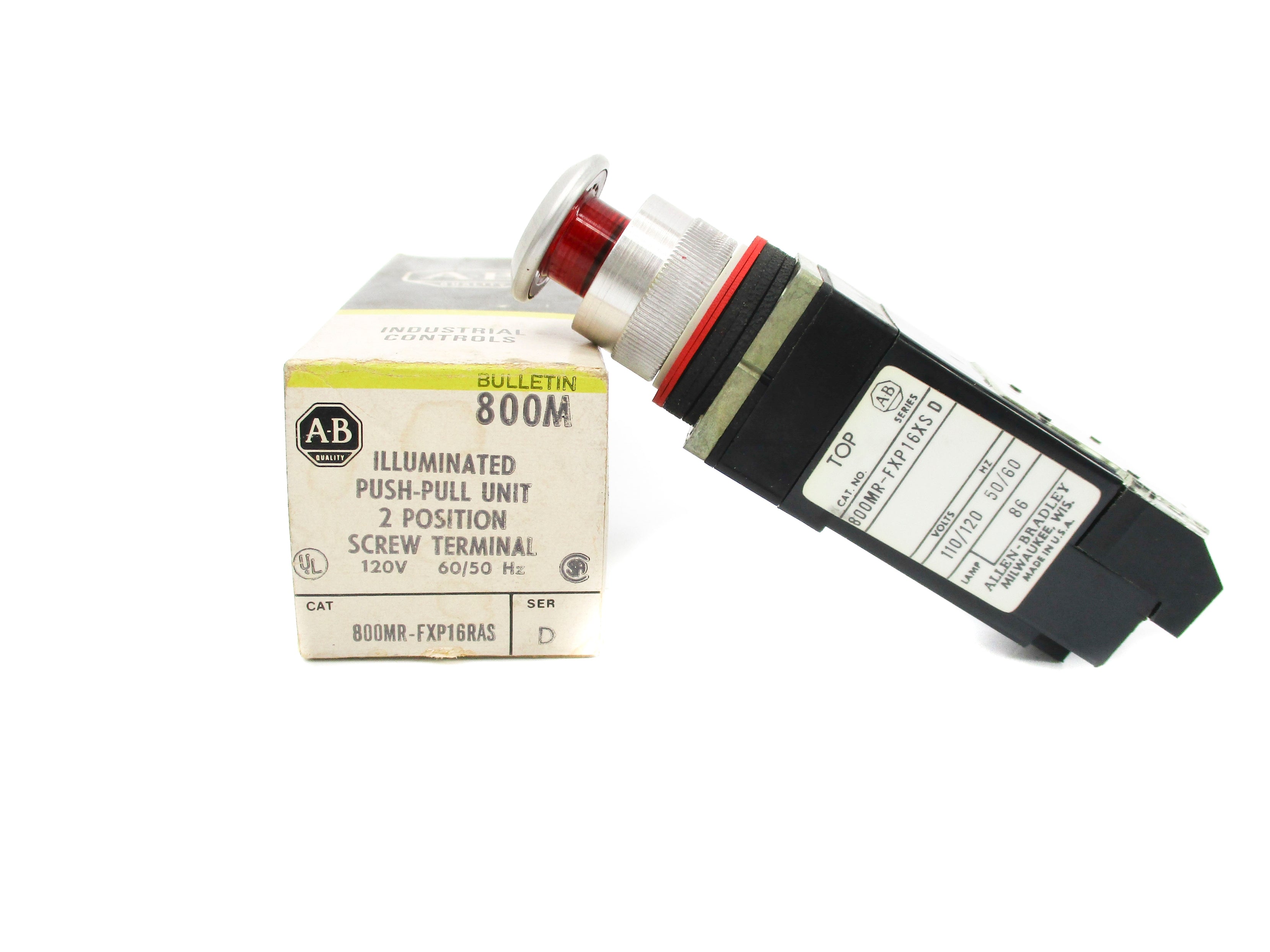 INDUSTRIAL SPARE PART 800MR-FXP16RAS SER. D 110/120V (BK/YL) NSMP