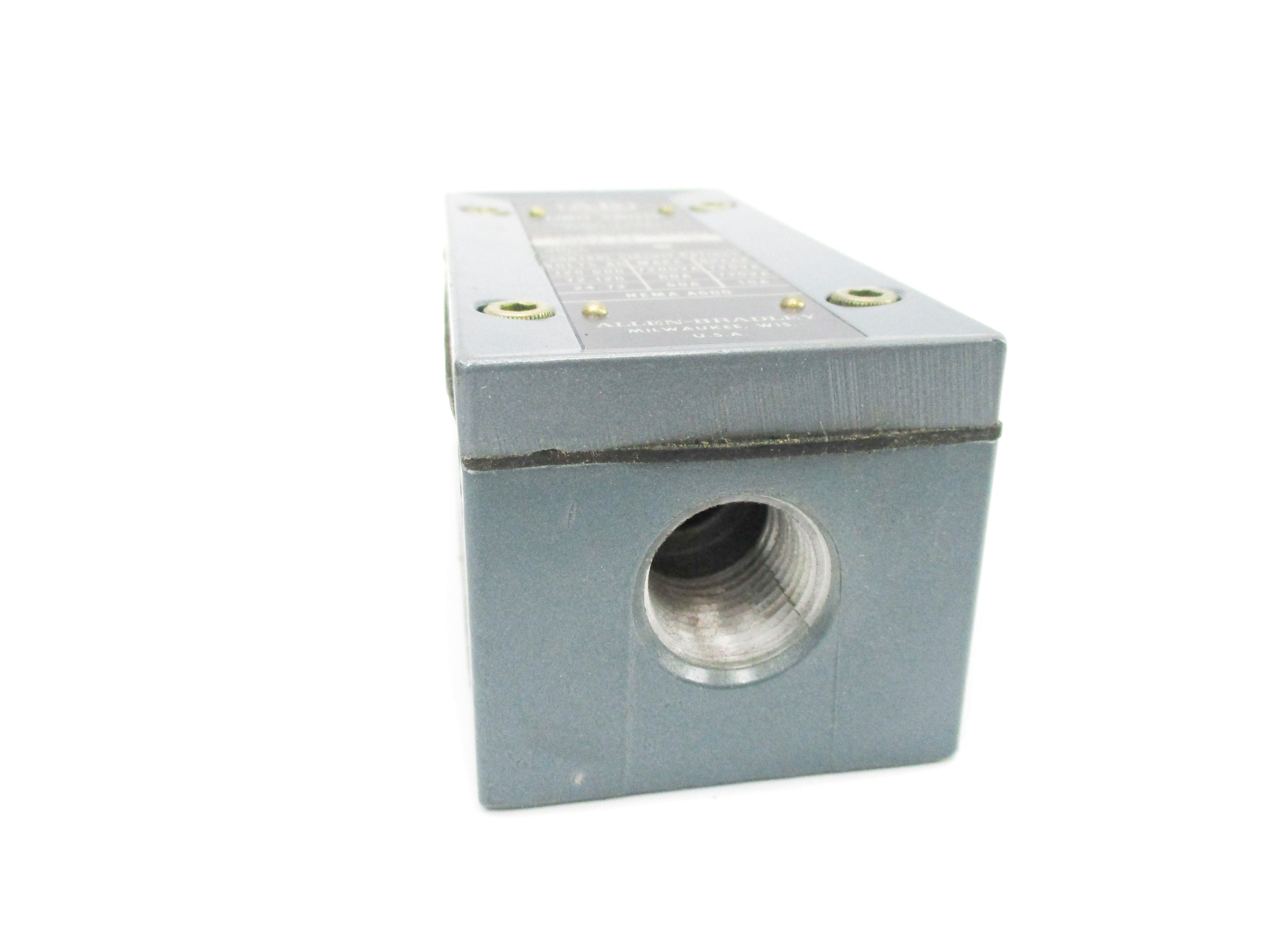ALLEN BRADLEY 802X-A4 SER. C (AS PICTRED) (BK/YL) NSMP