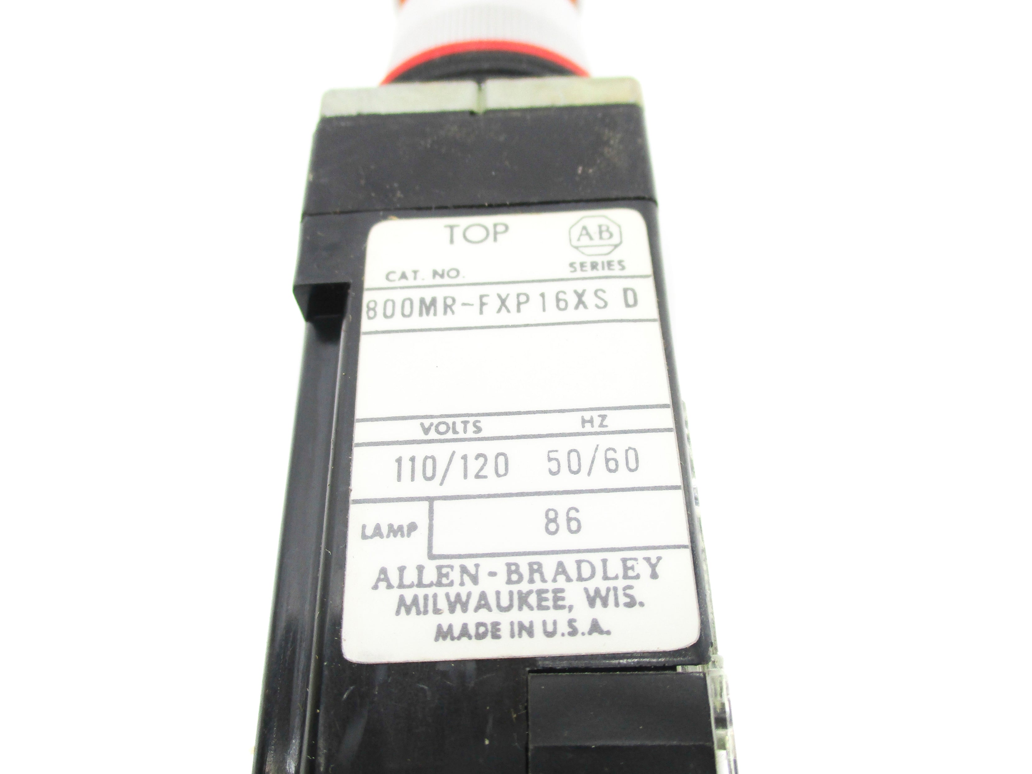 ALLEN BRADLEY 800MR-FXP16XS SER. D NSNP