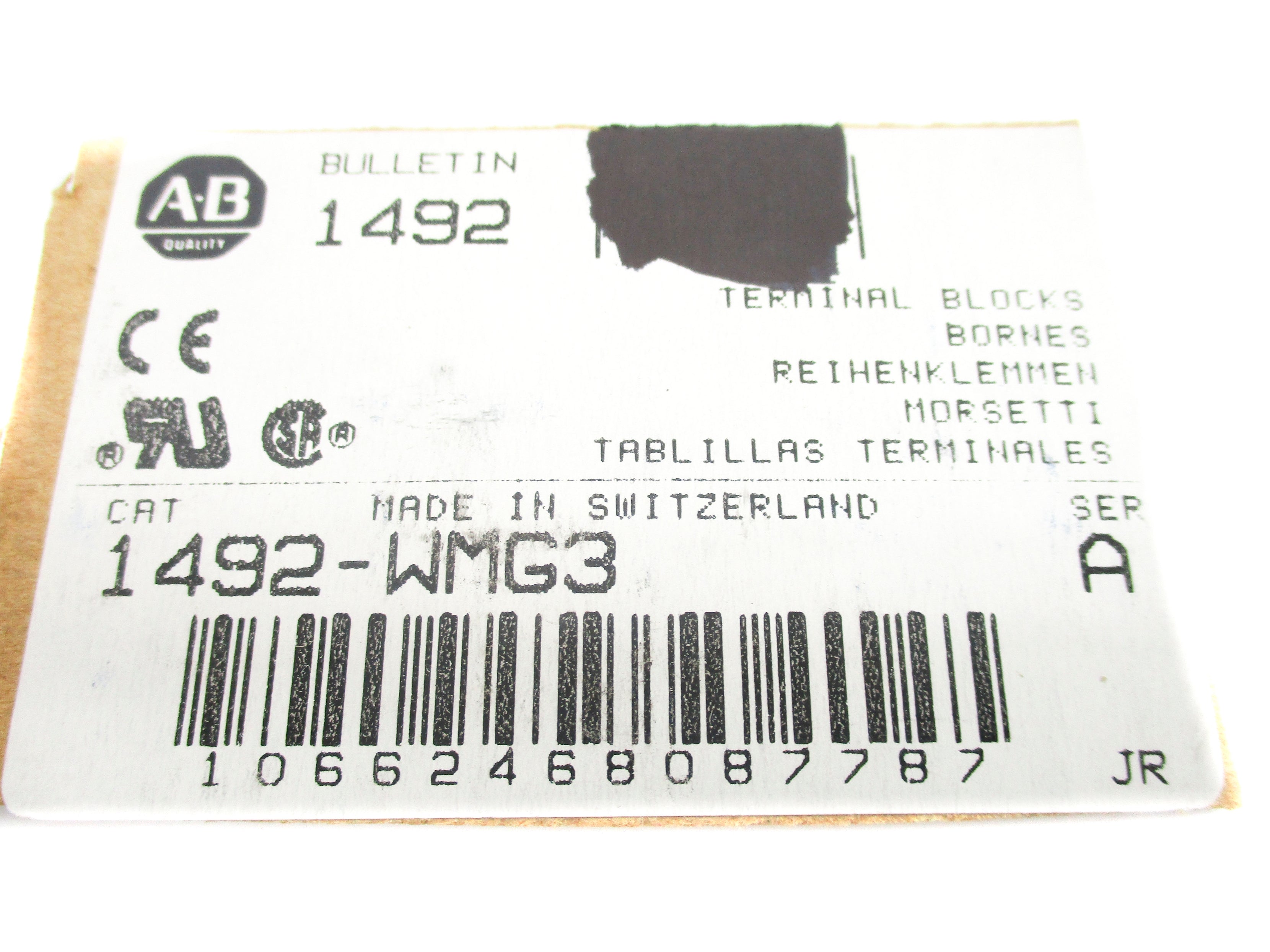 ALLEN BRADLEY 1492-WMG3 SER. A NSNP