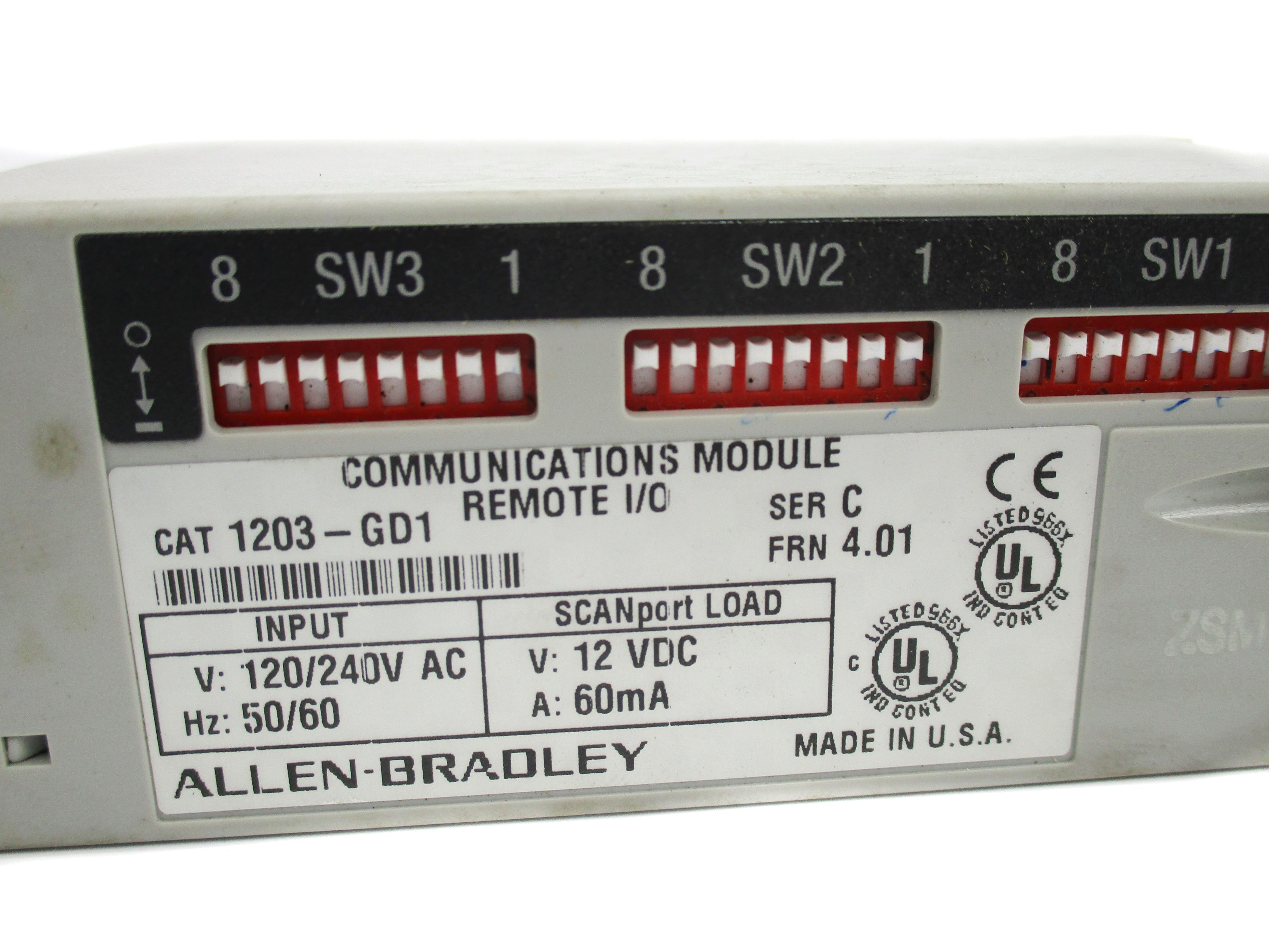 ALLEN BRADLEY 1203-GD1 SER. C F/W 4.01 NSNP