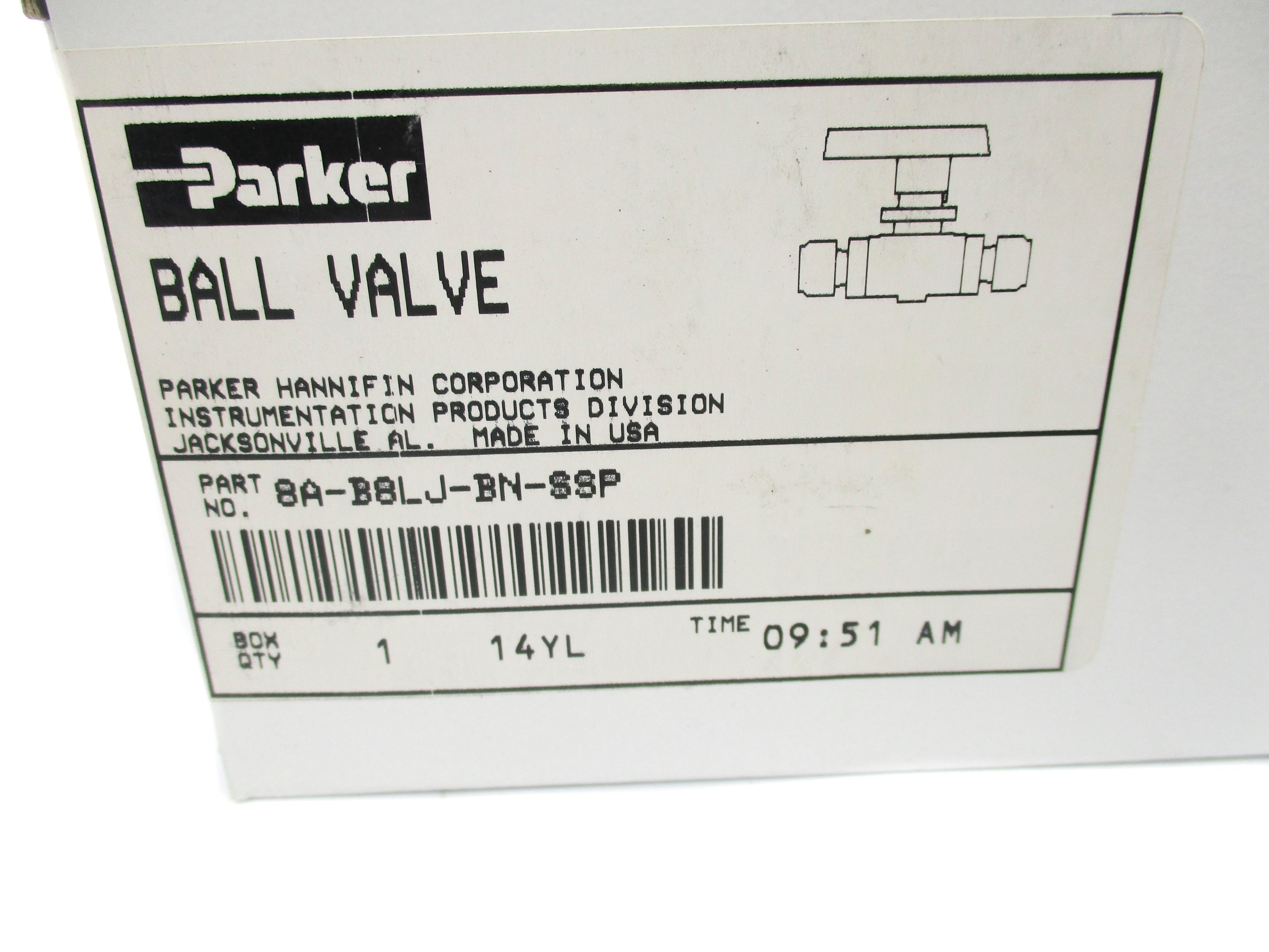 PARKER 8A-B8LJ-BN-SSP NSMP