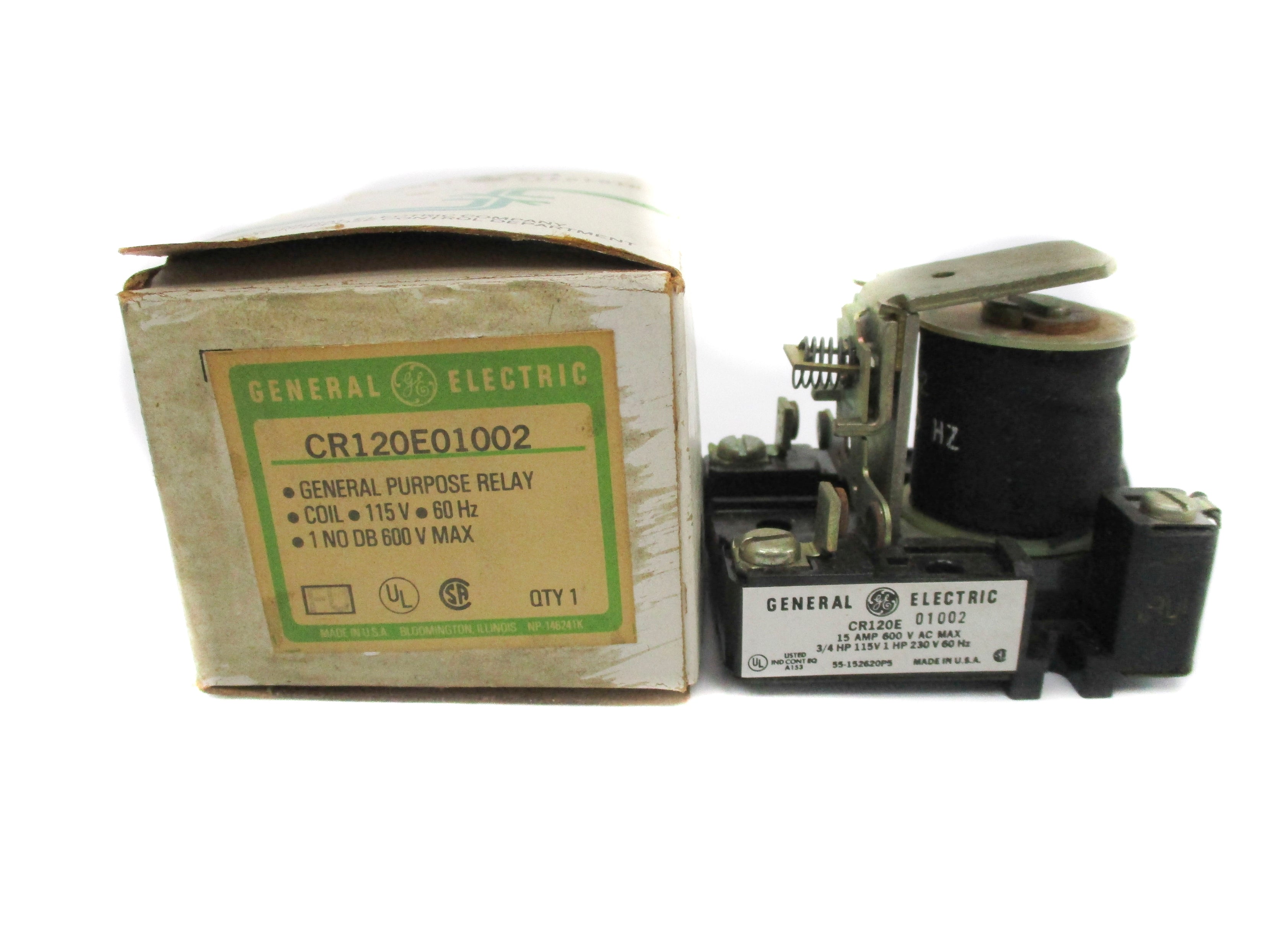 GENERAL ELECTRIC CR120E01002 15A 115V NSMP
