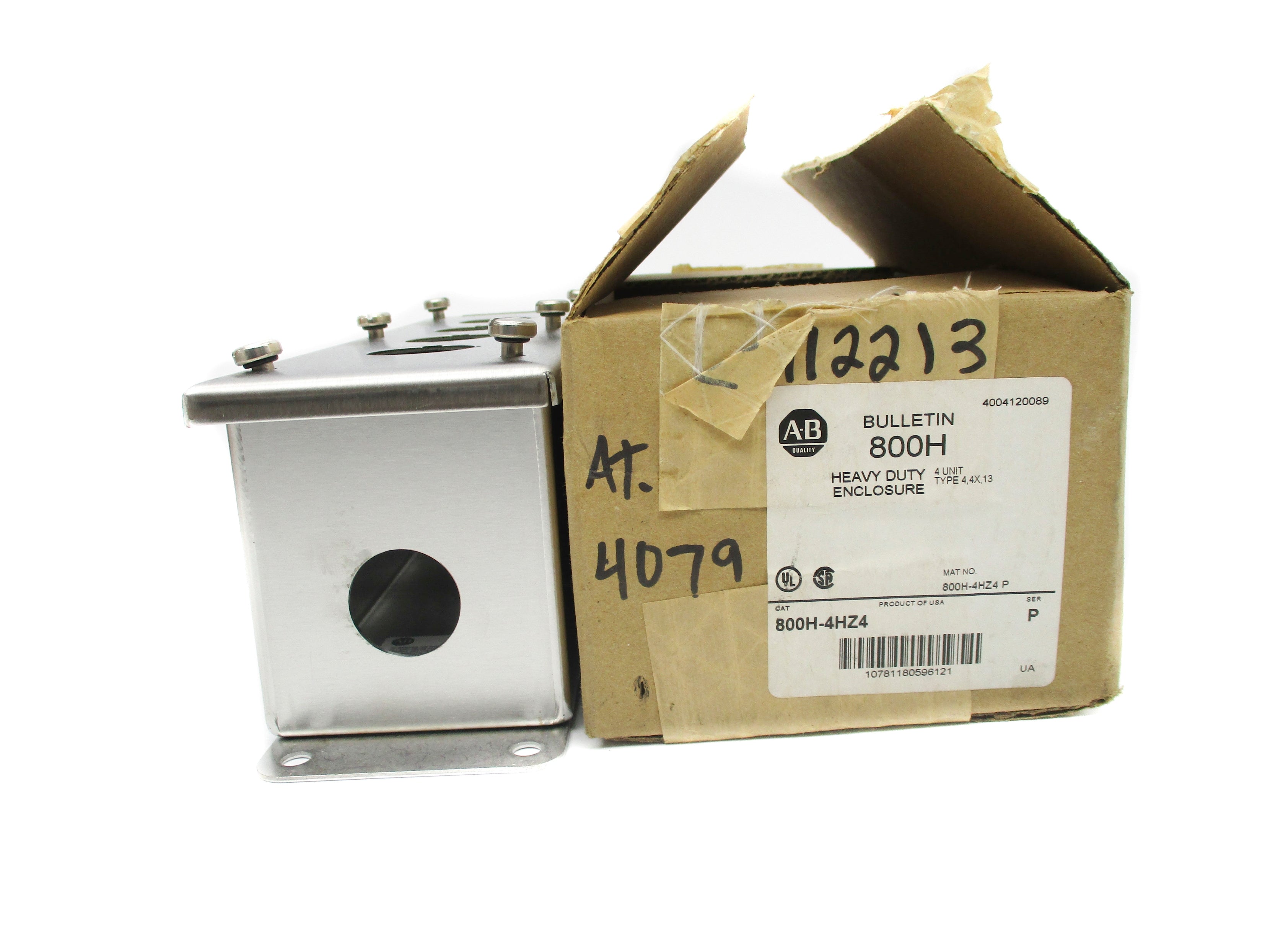 ALLEN BRADLEY 800H-4HZ4 SER. P (BR/WH) NSMP