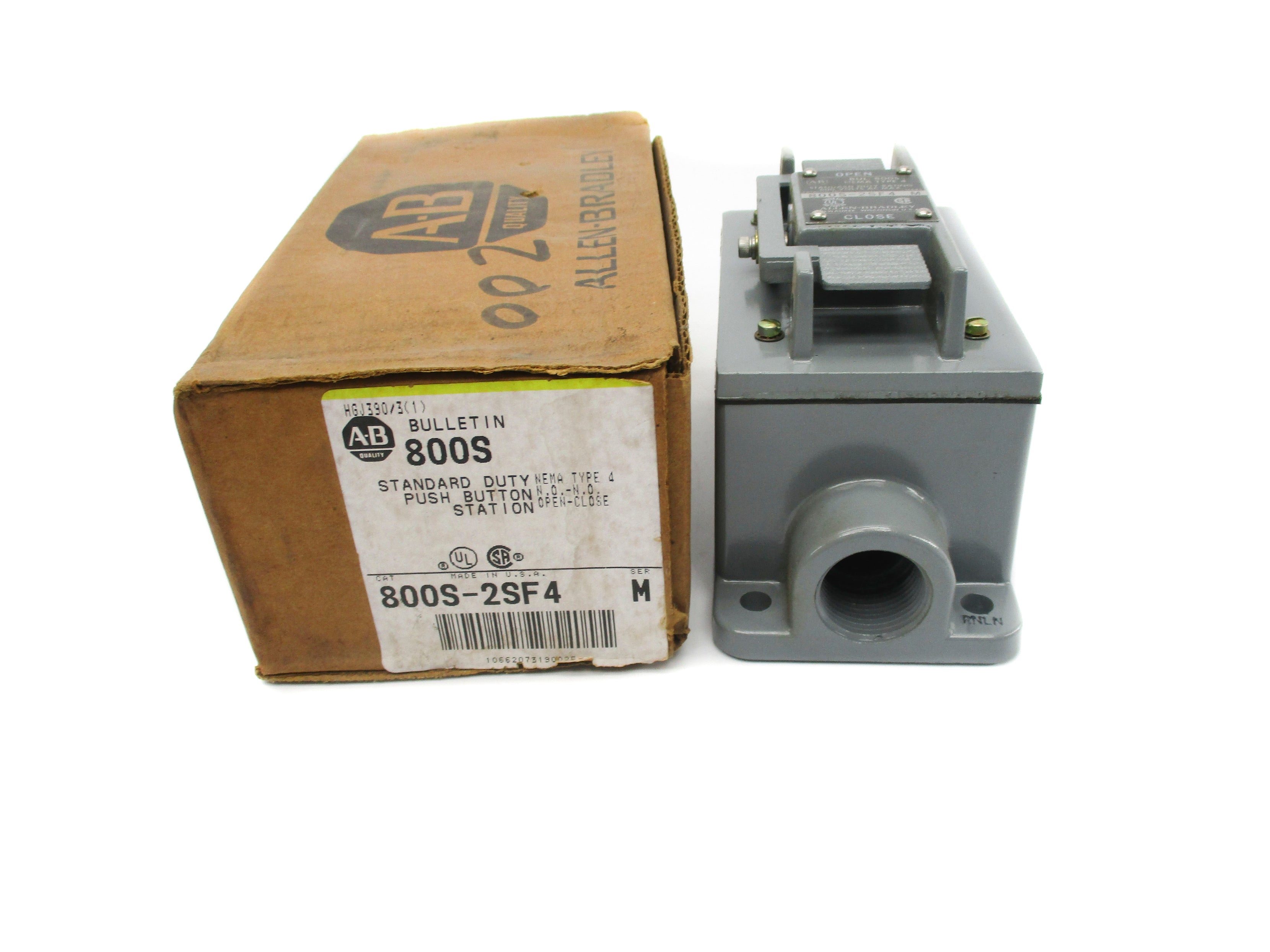 ALLEN BRADLEY 800S-2SF4 SER. M (BR/YL) NSMP