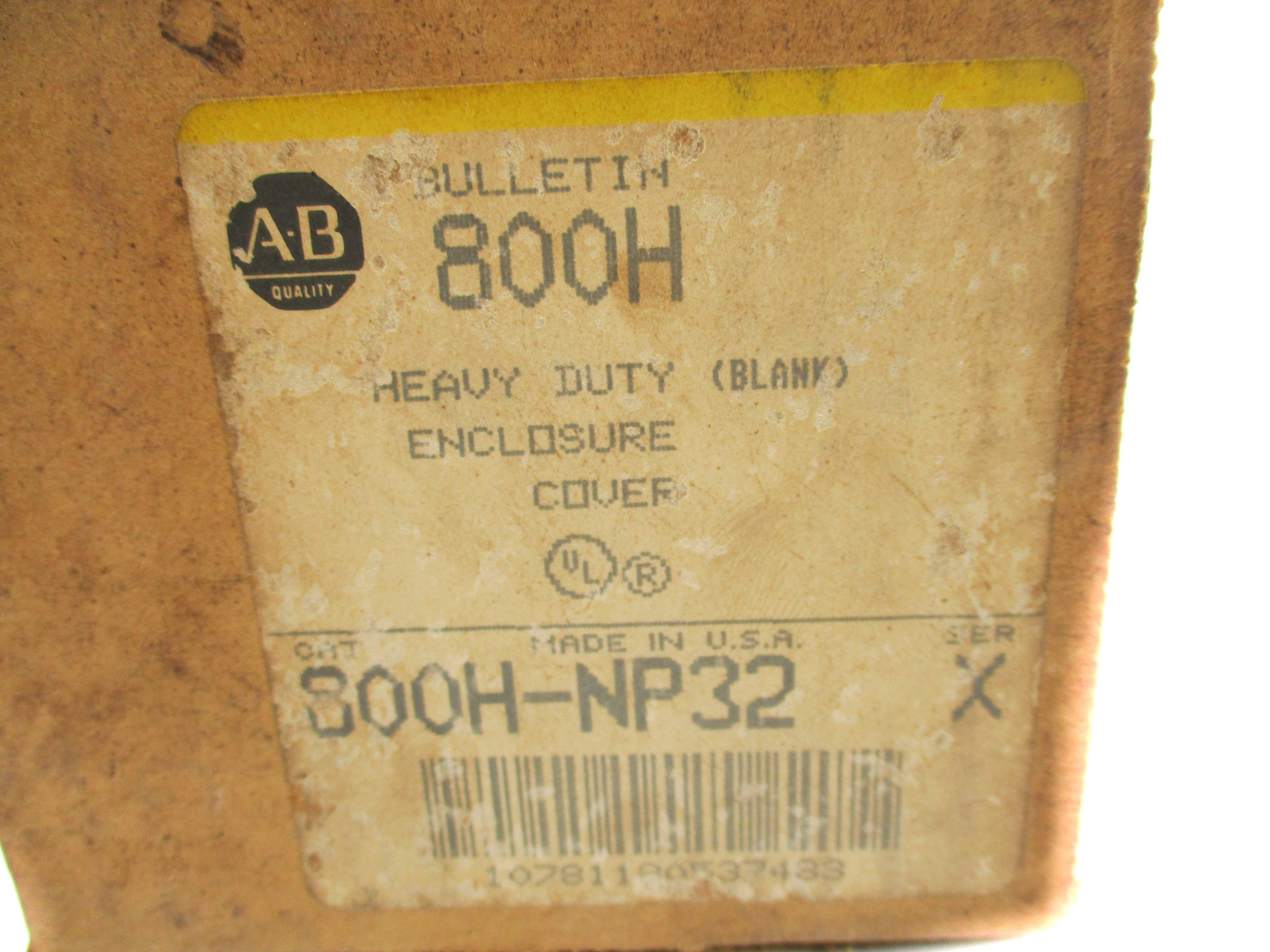 ALLEN BRADLEY 800H-NP32 SER. X (BR/YL) NSMP