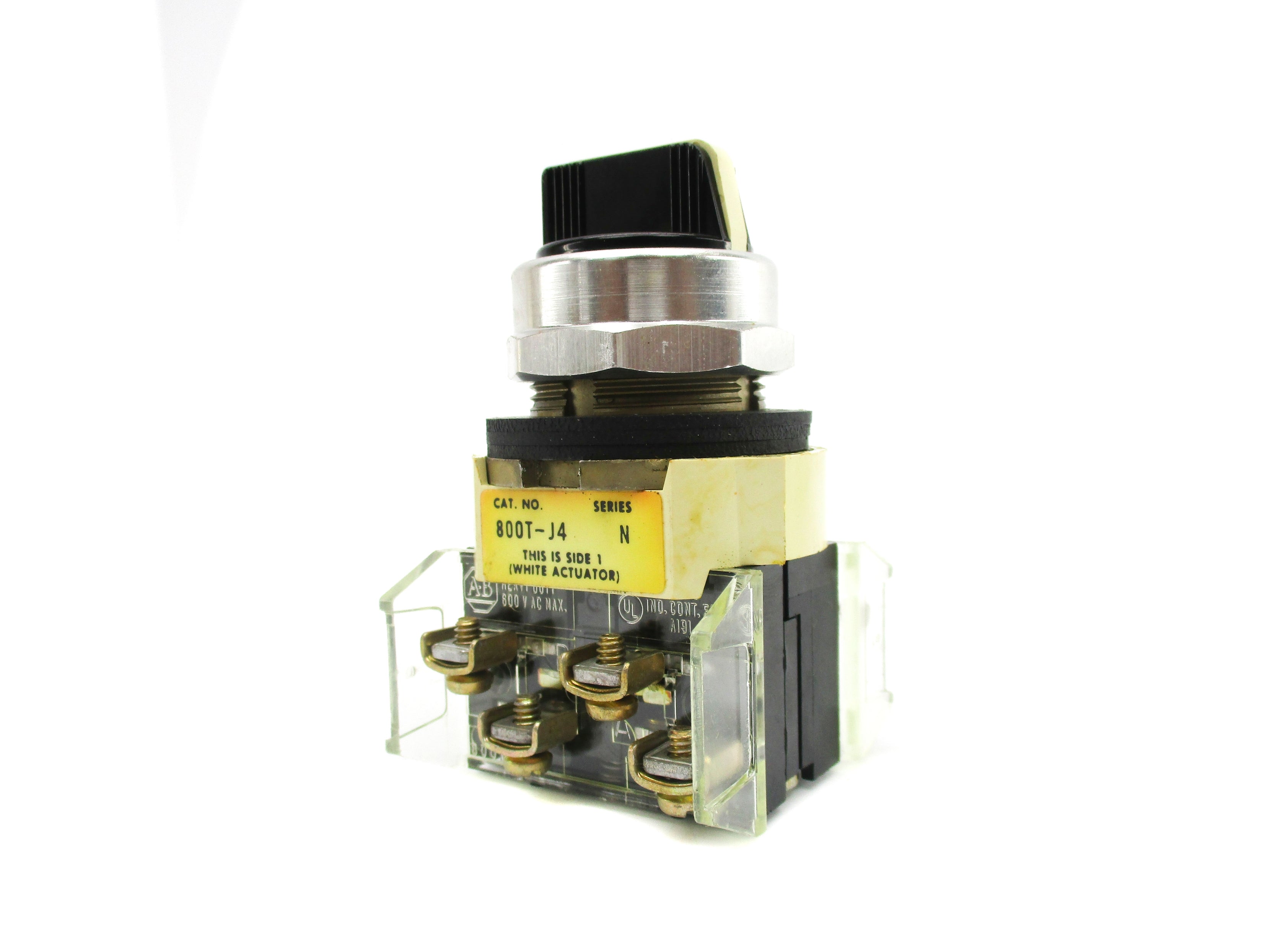 ALLEN BRADLEY 800T-J4B SER. N (BK/YL) NSMP