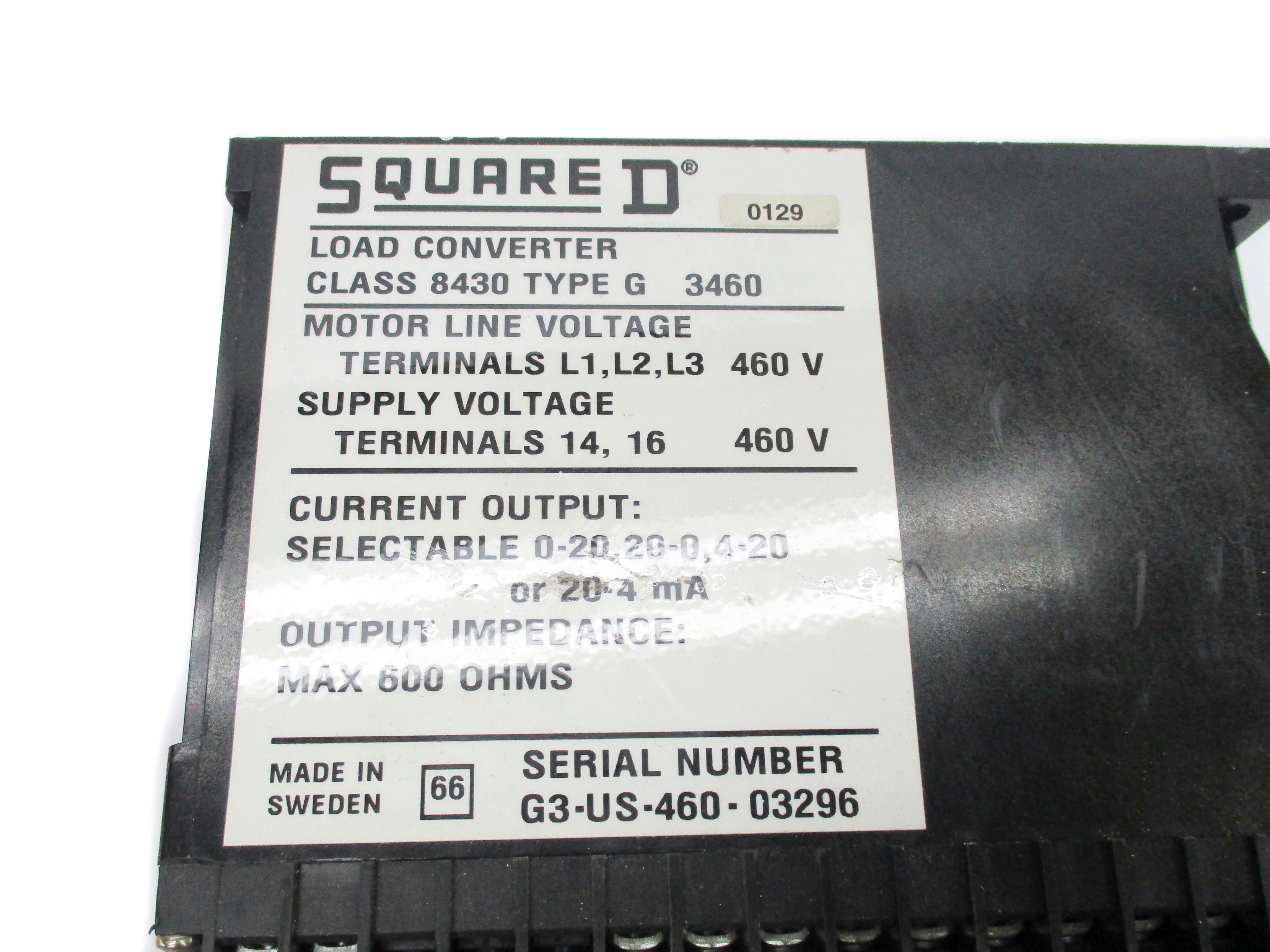 SQUARE D 8430G3460 UNMP