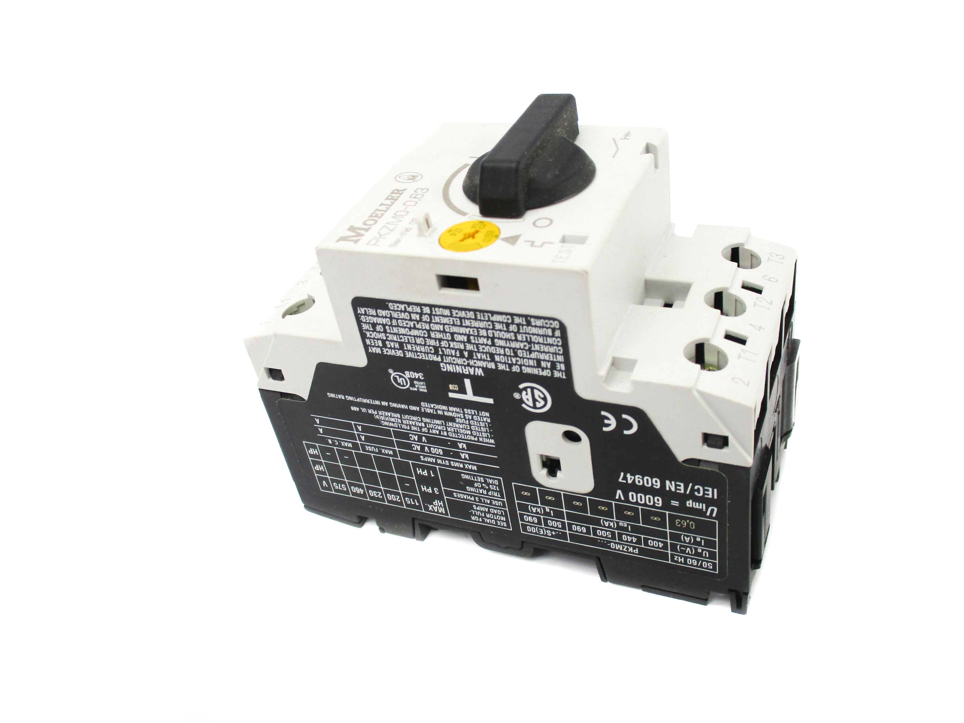 KLOCKNER MOELLER PKZM0-0,63 6000V 0.4-0.63A NSNP
