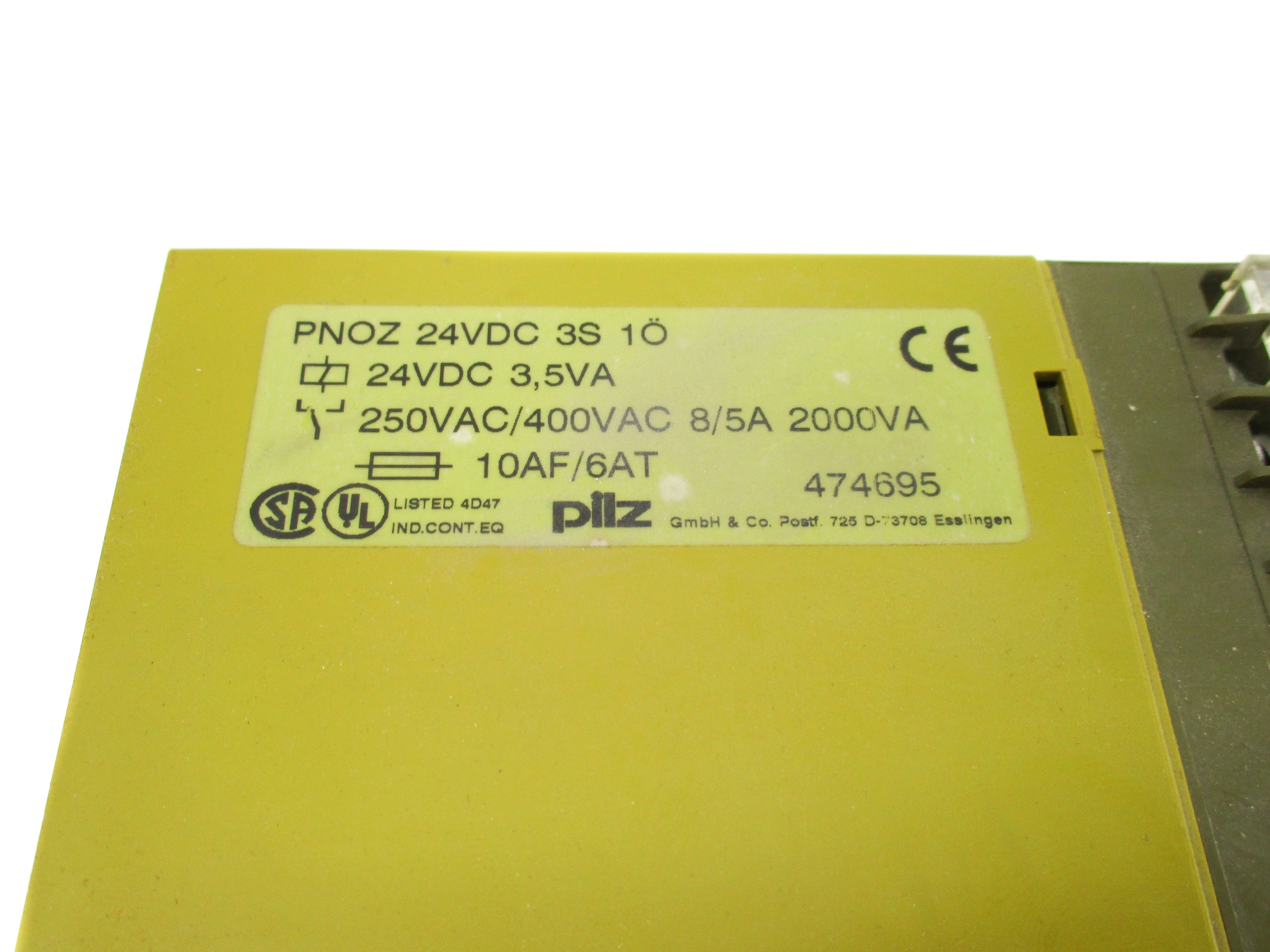 PILZ PNOZ24VDC3S10 8/5A 24VDC NSNP
