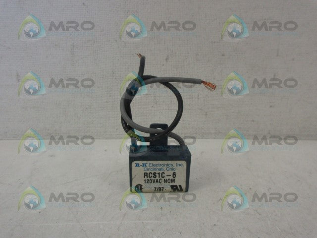 R-K ELECTRONICS RCS1C-6 FILTER TRANS VOLTAGE *NEW NO BOX*