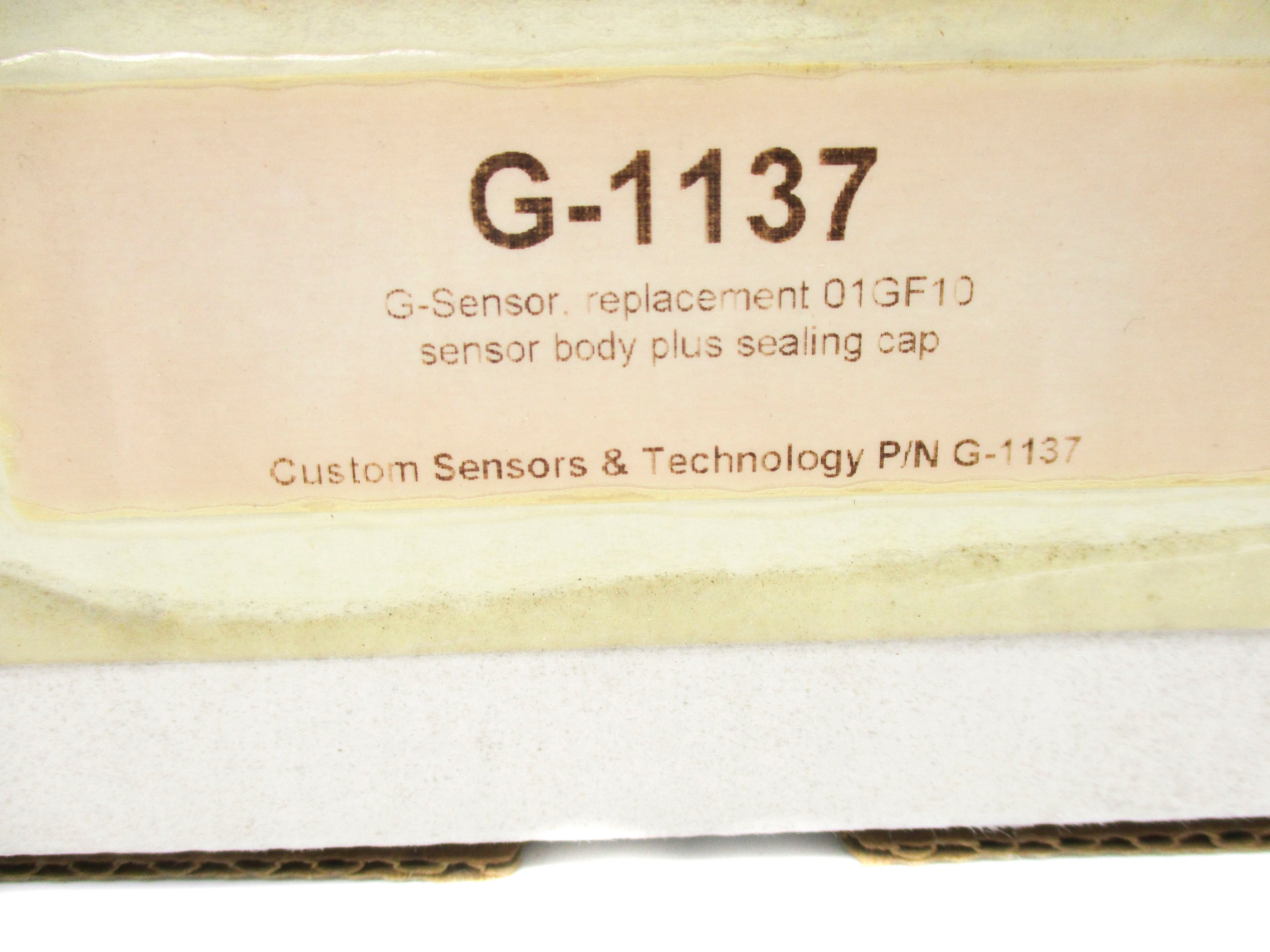CUSTOM SENSORS & TECHNOLOGY G-1137 NSMP