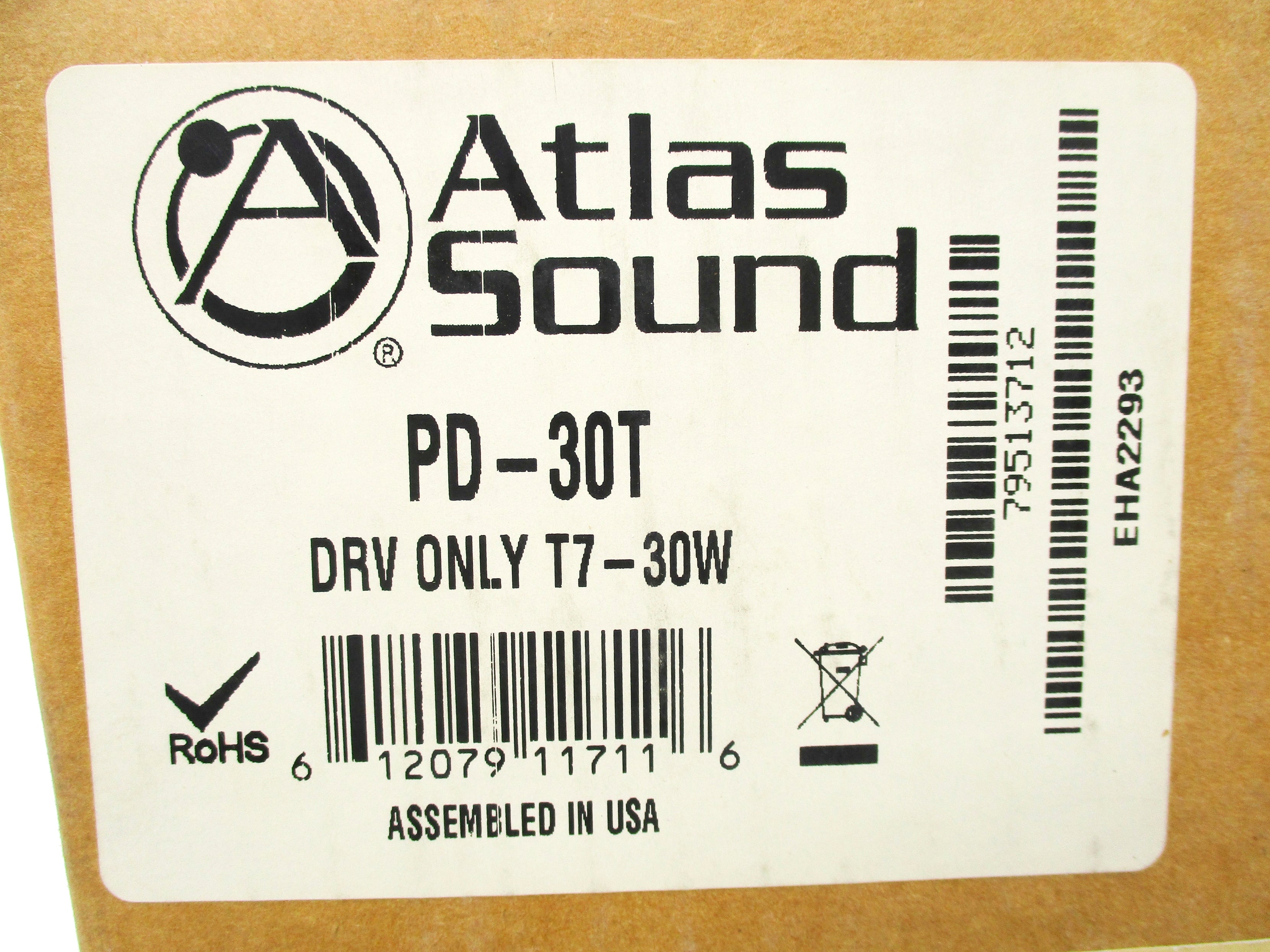 ATLAS SOUND PD-30T NSMP