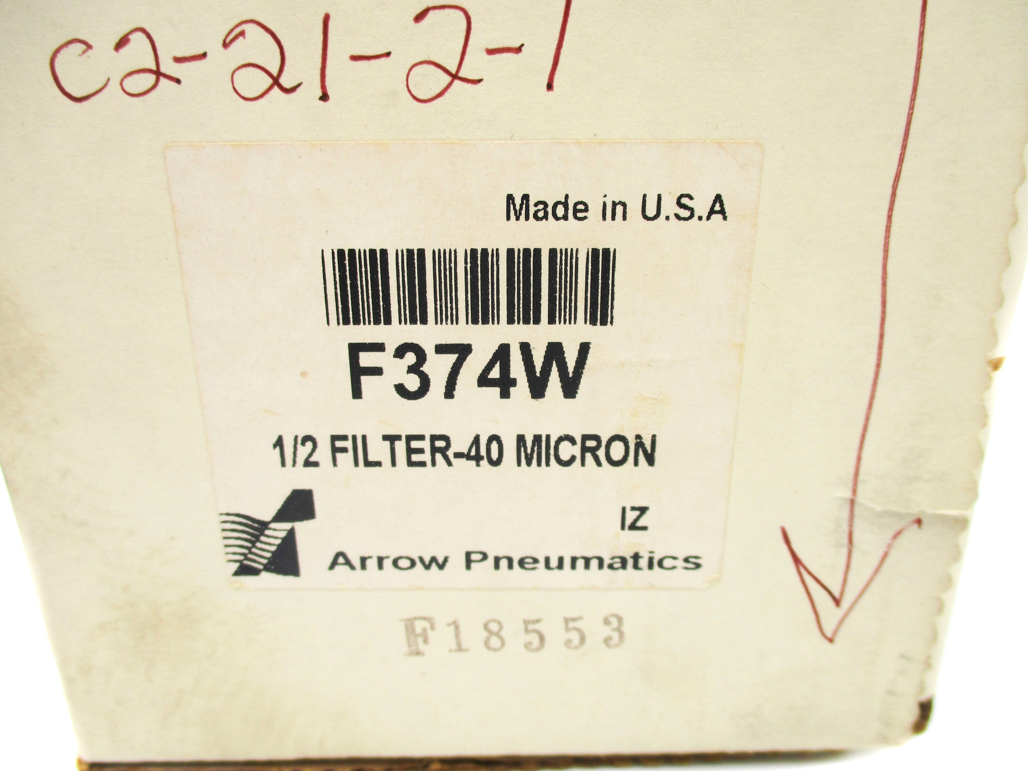 ARROW PNEUMATICS F374W 250PSIG NSMP